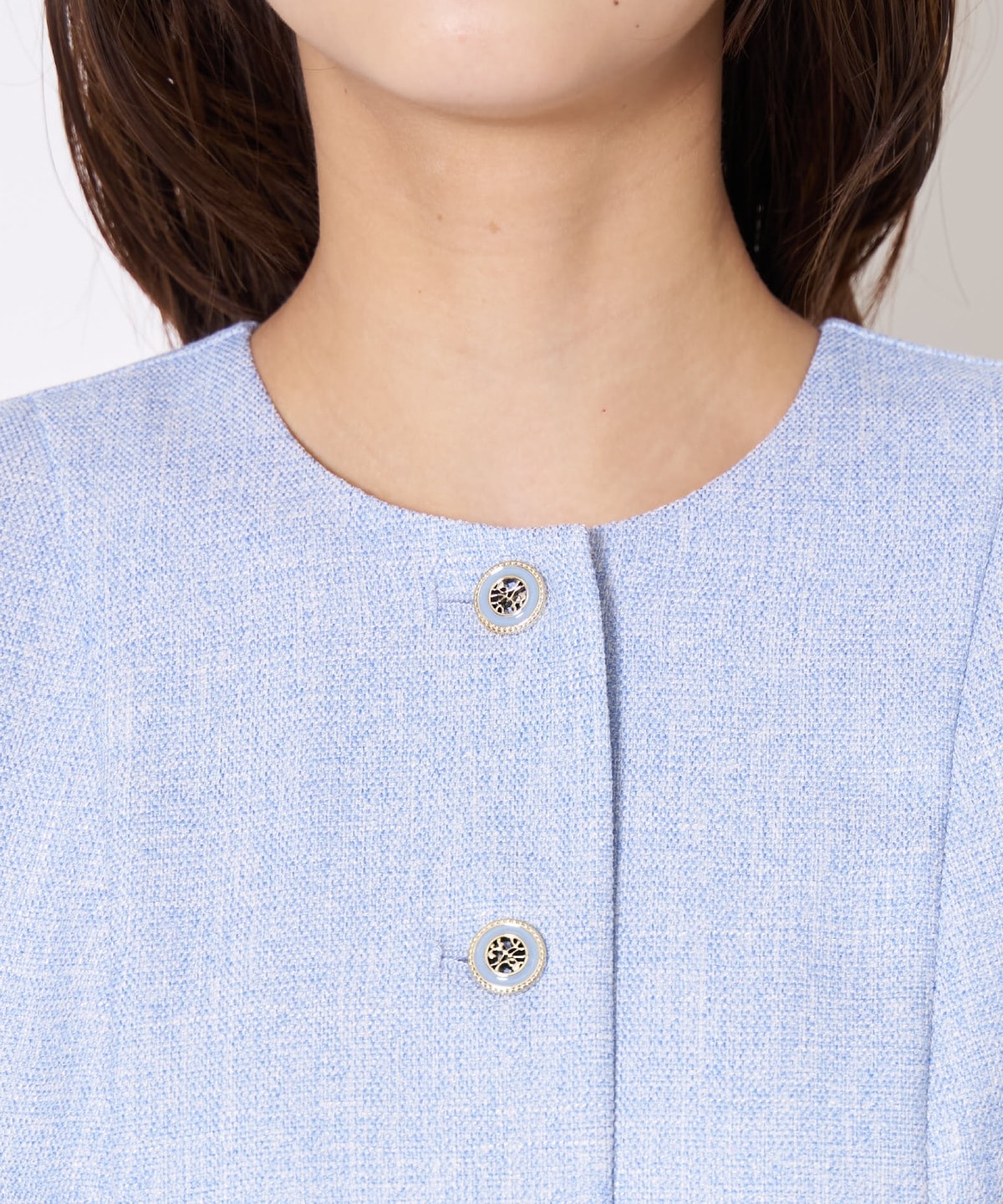 【先行予約受付中】ツイードジャケットドッキングワンピース