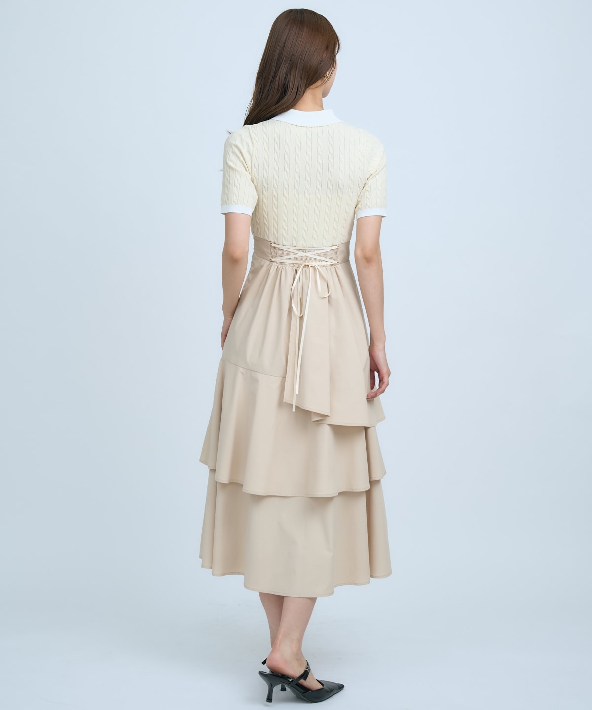 【先行予約受付中】イレギュラーヘムドッキングワンピース