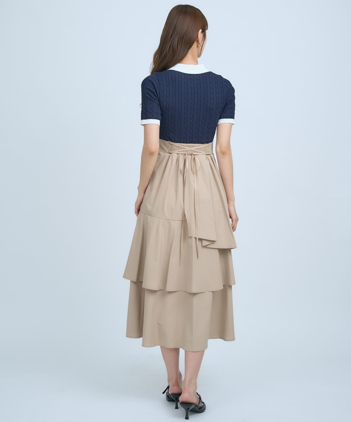 【先行予約受付中】イレギュラーヘムドッキングワンピース