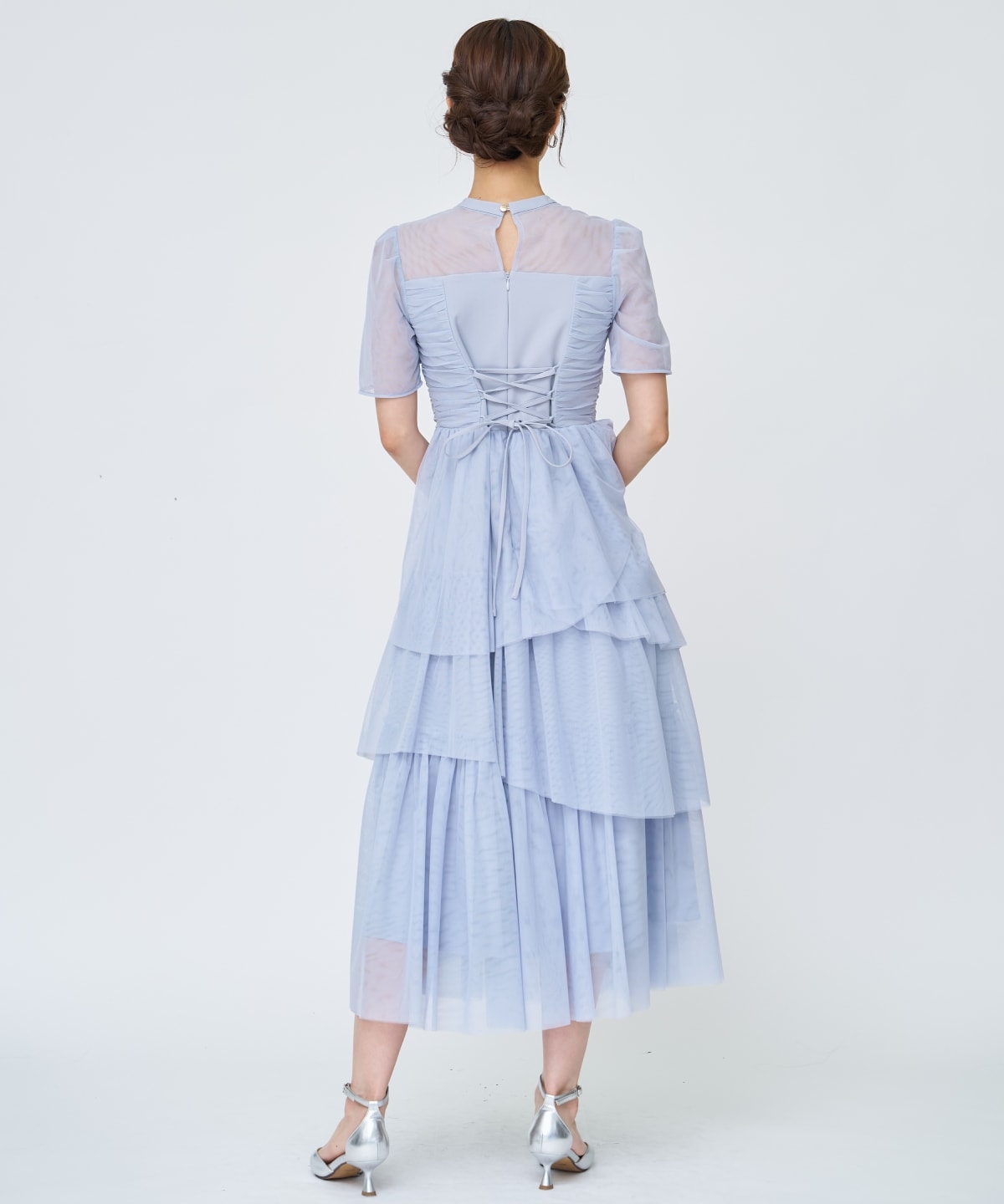 チュールギャザードレス