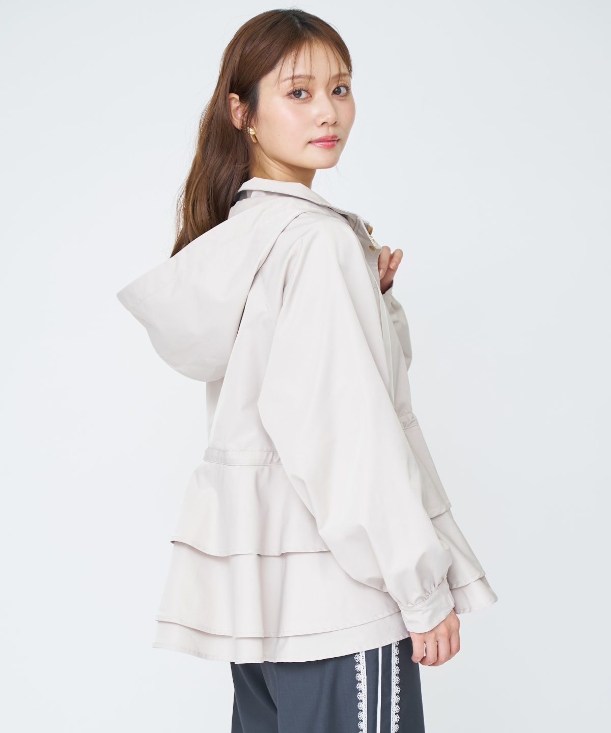 ペプラムマウンテンパーカー