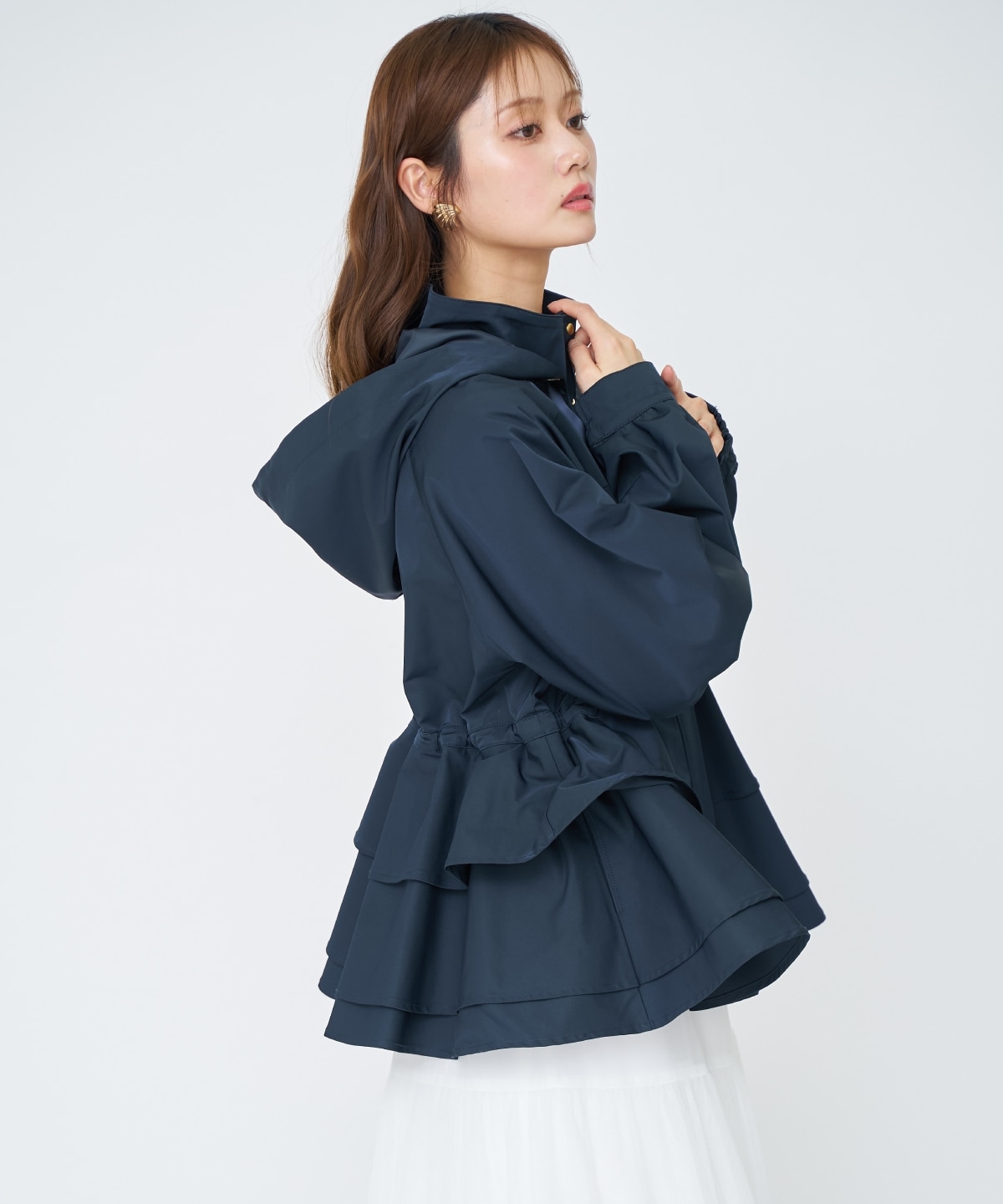 ペプラムマウンテンパーカー