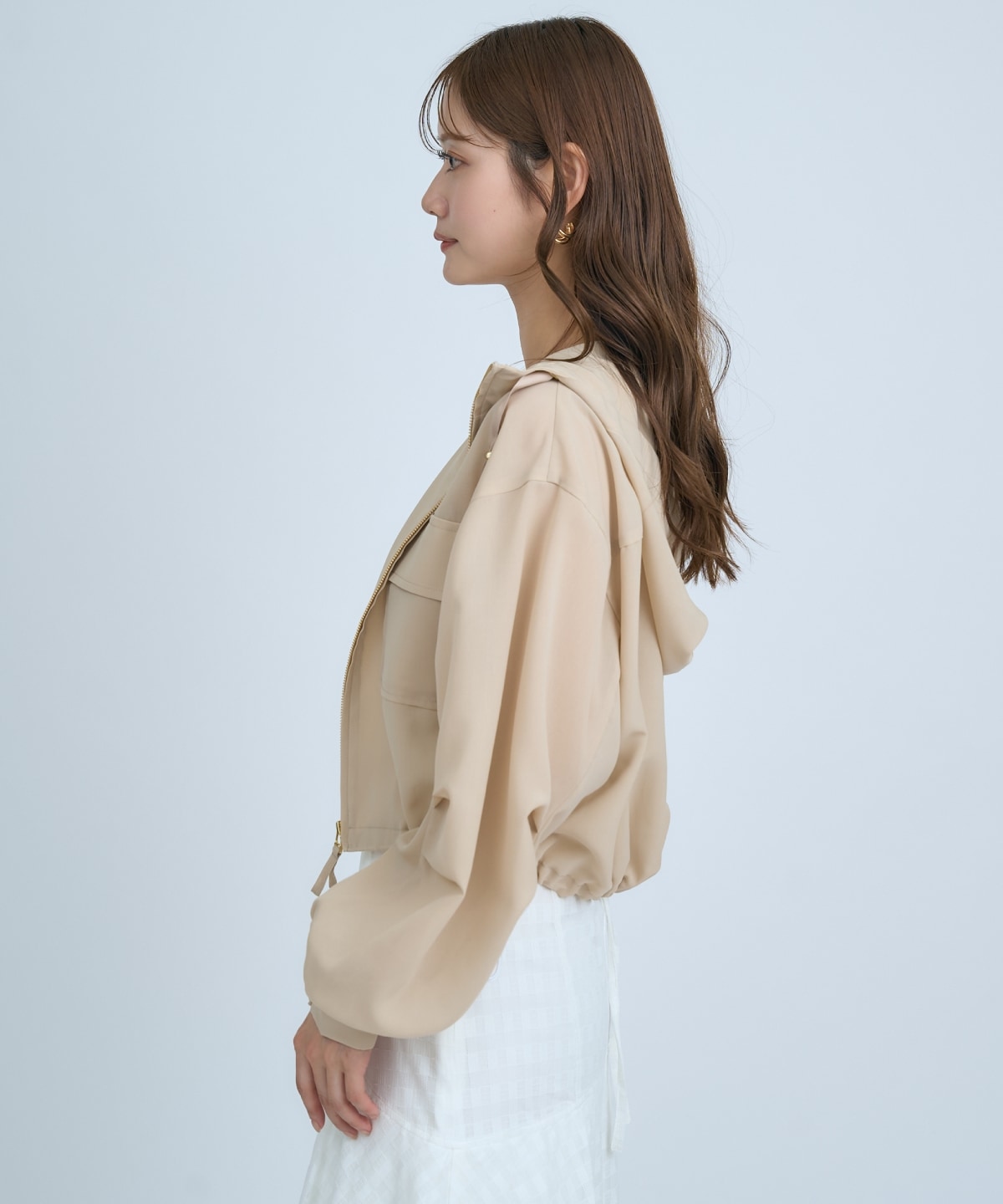 【先行予約受付中】シアーフーディーブルゾン