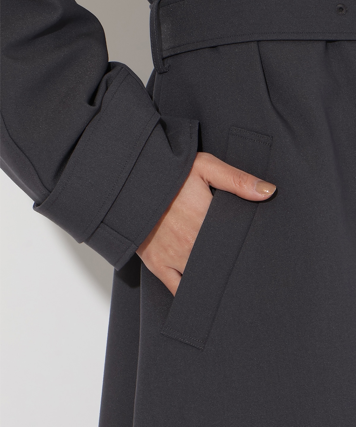 【先行予約受付中】フラップ付きロングコート