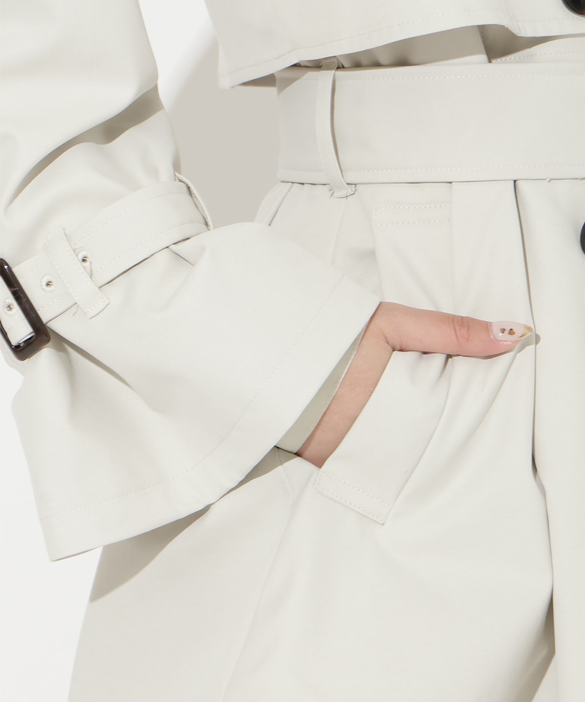 【先行予約受付中】ミドル丈トレンチコート