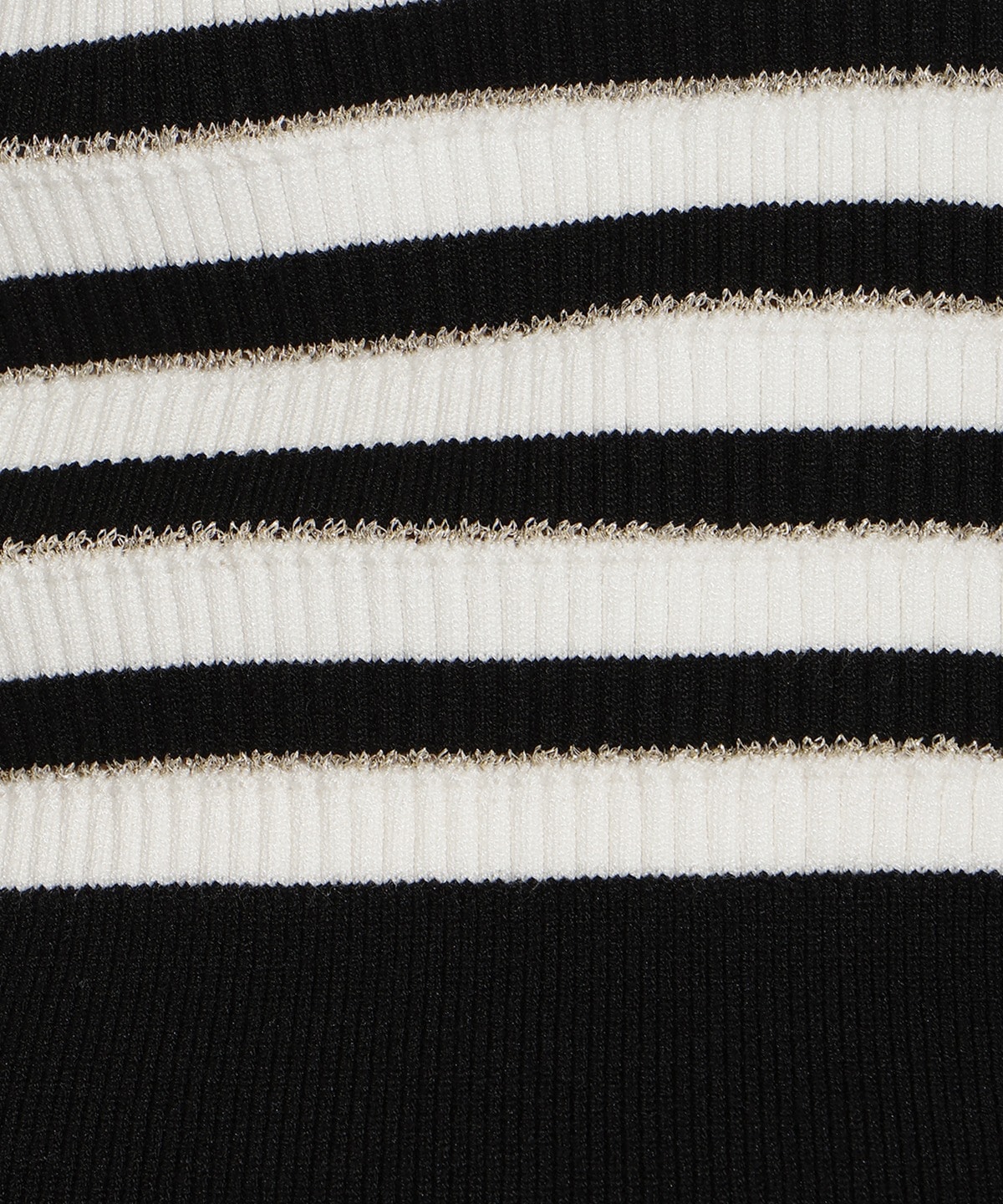 ラメボーダーニットカーディガン