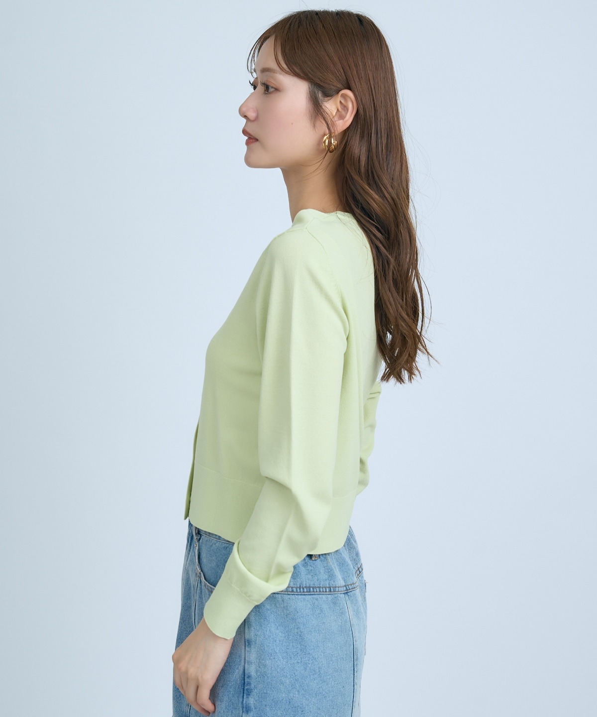 【UVカット】クルーネックカーディガン