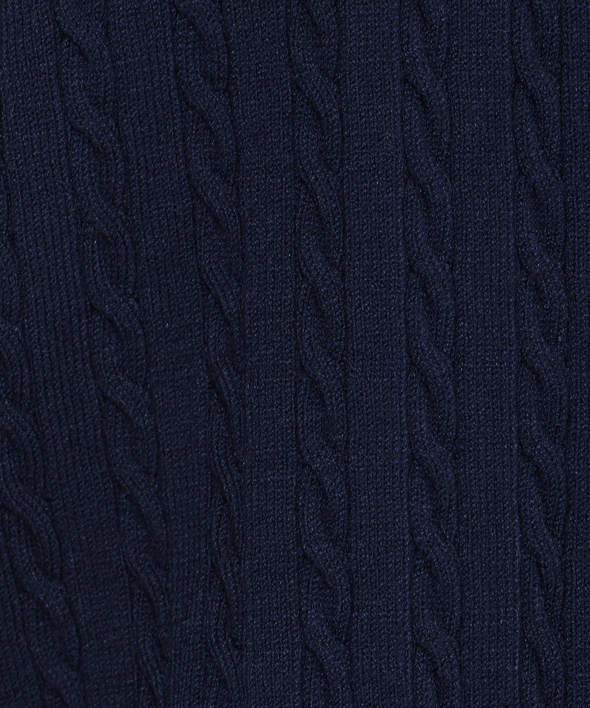 【先行予約受付中】シャツレイヤード風ケーブルカーディガン