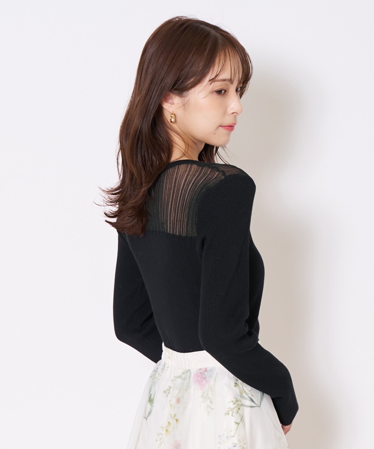 【先行予約受付中】シアーリブニットプルオーバー