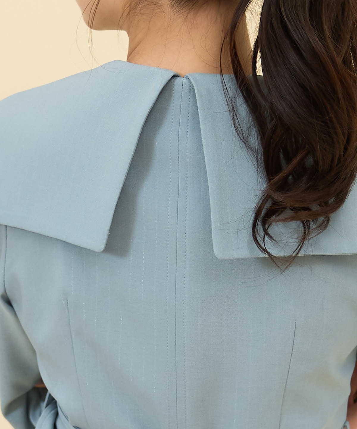 アシメデザインセーラープリーツワンピース