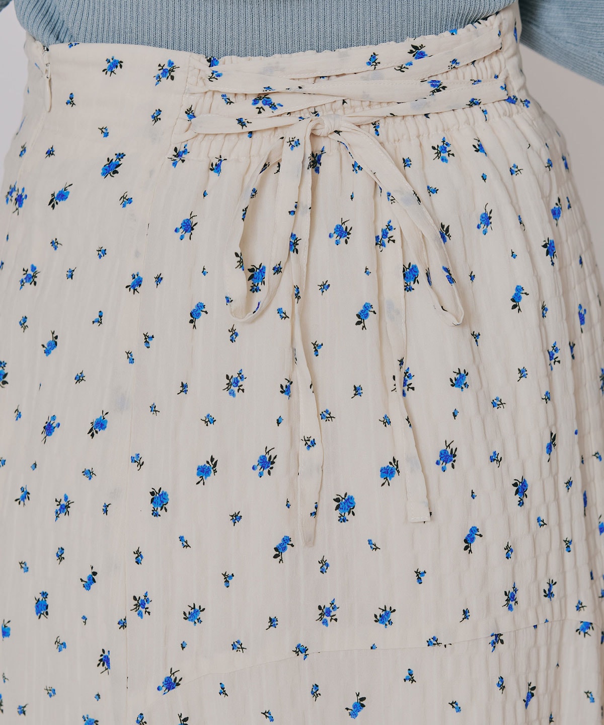 ミニフラワーイレヘムロングスカート