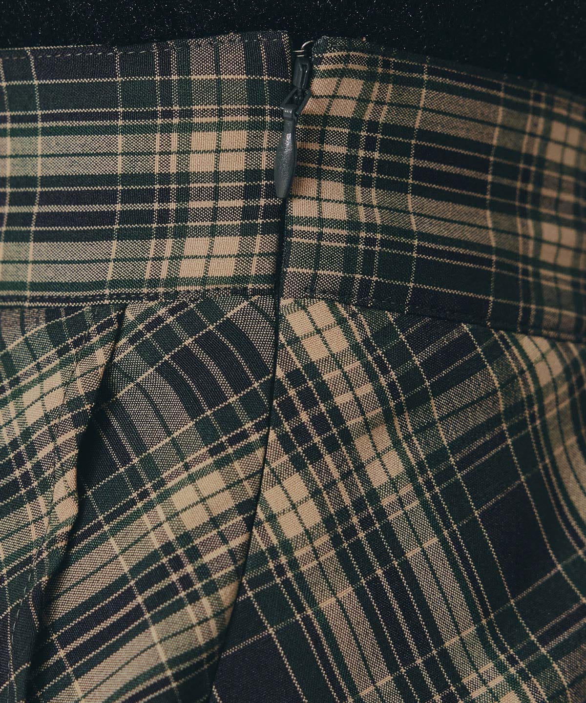 タータンチェックティアードスカート