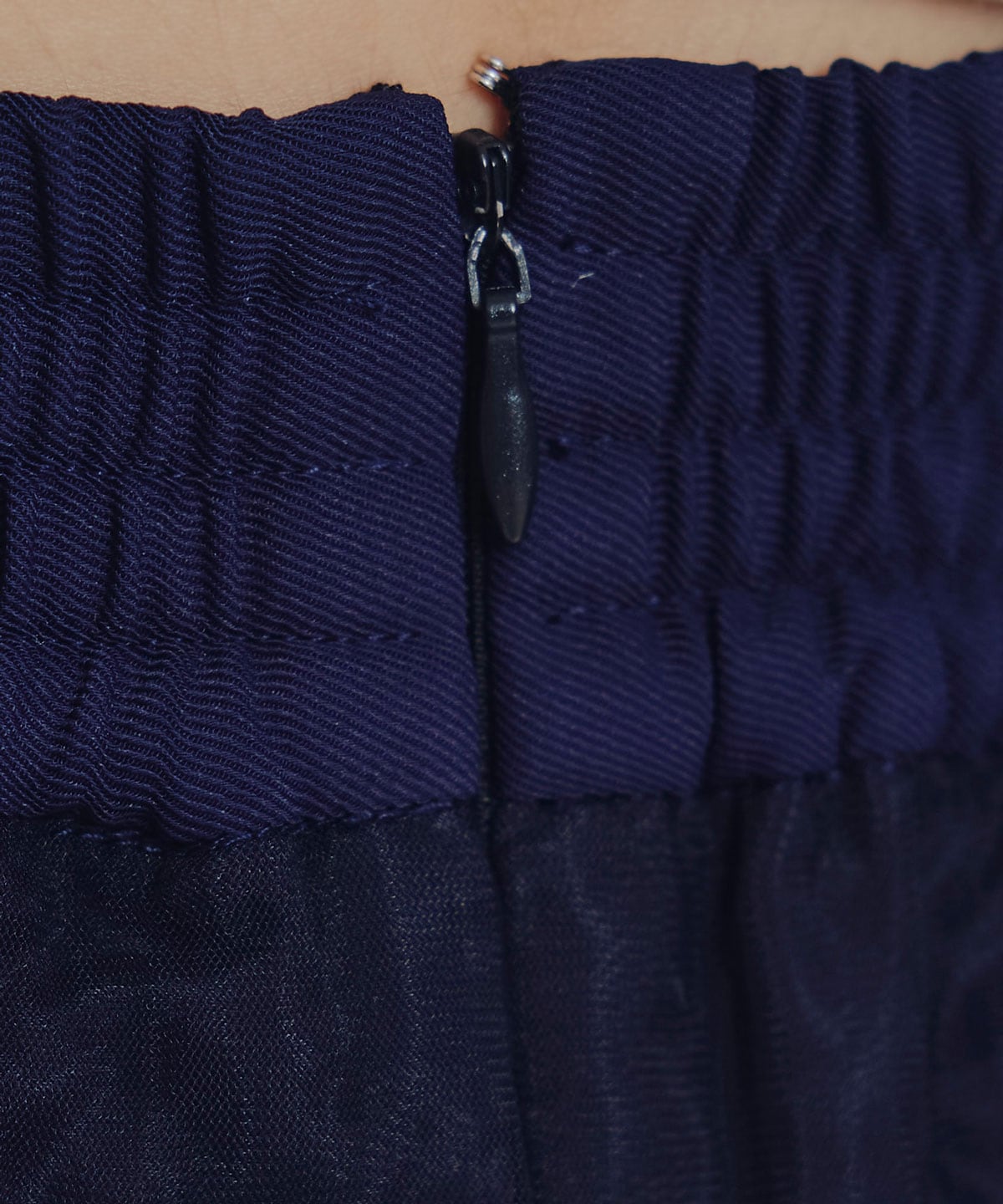 ［FILA×REDYAZEL］チュールレイヤードショートパンツ×トリコロールラインスリットロングスカート