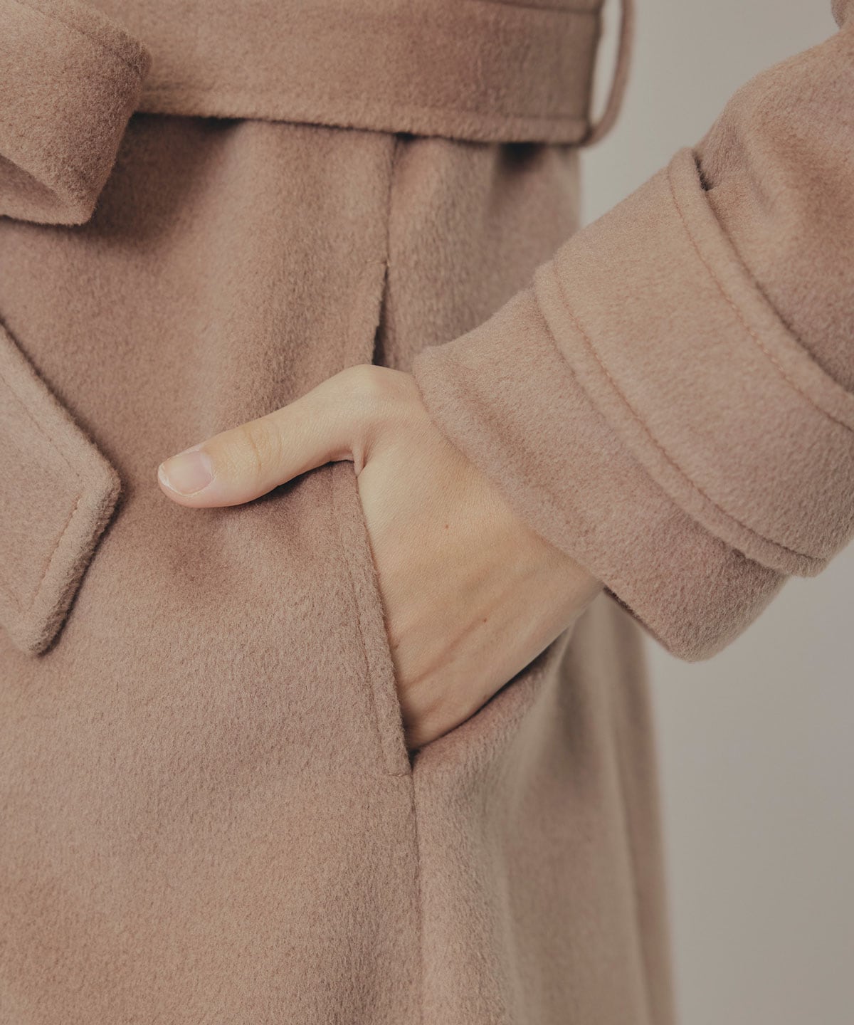 2WAYカラーダブルロングコート