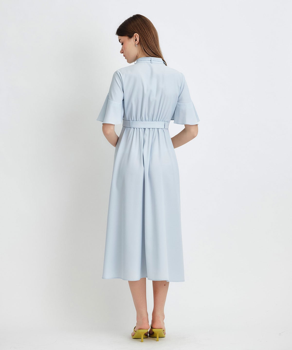 ケープフレアロングワンピース