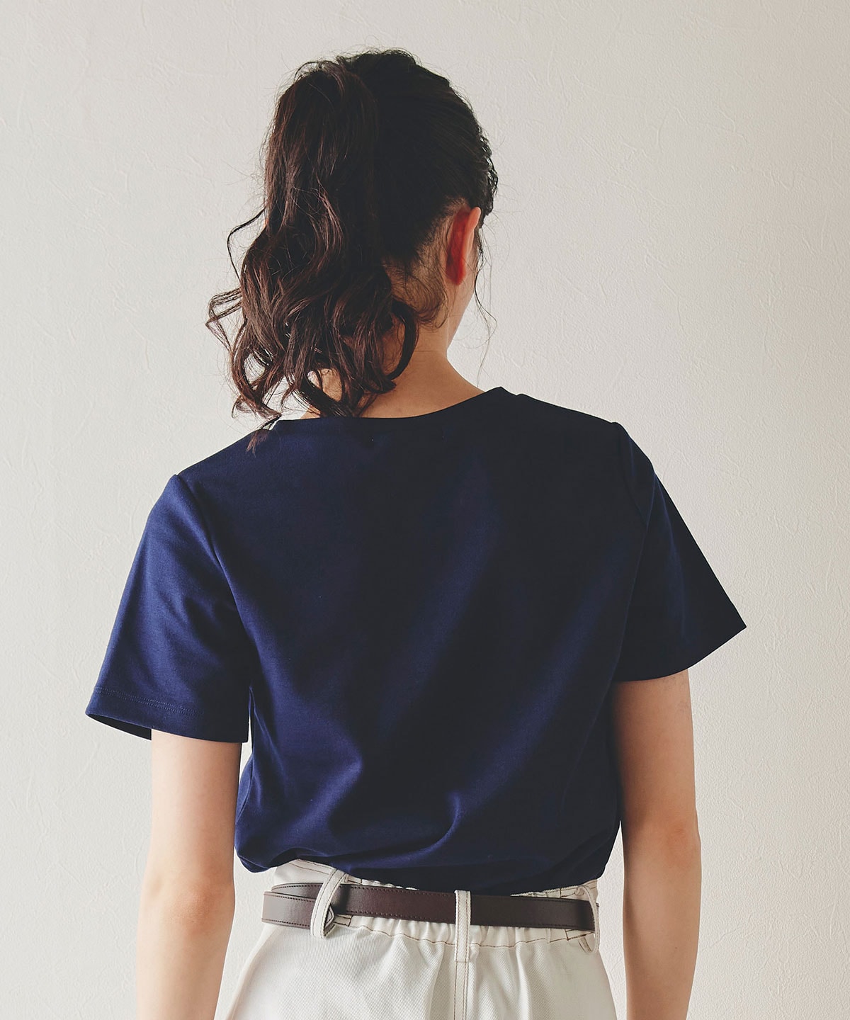 ビジューRチャームTシャツ