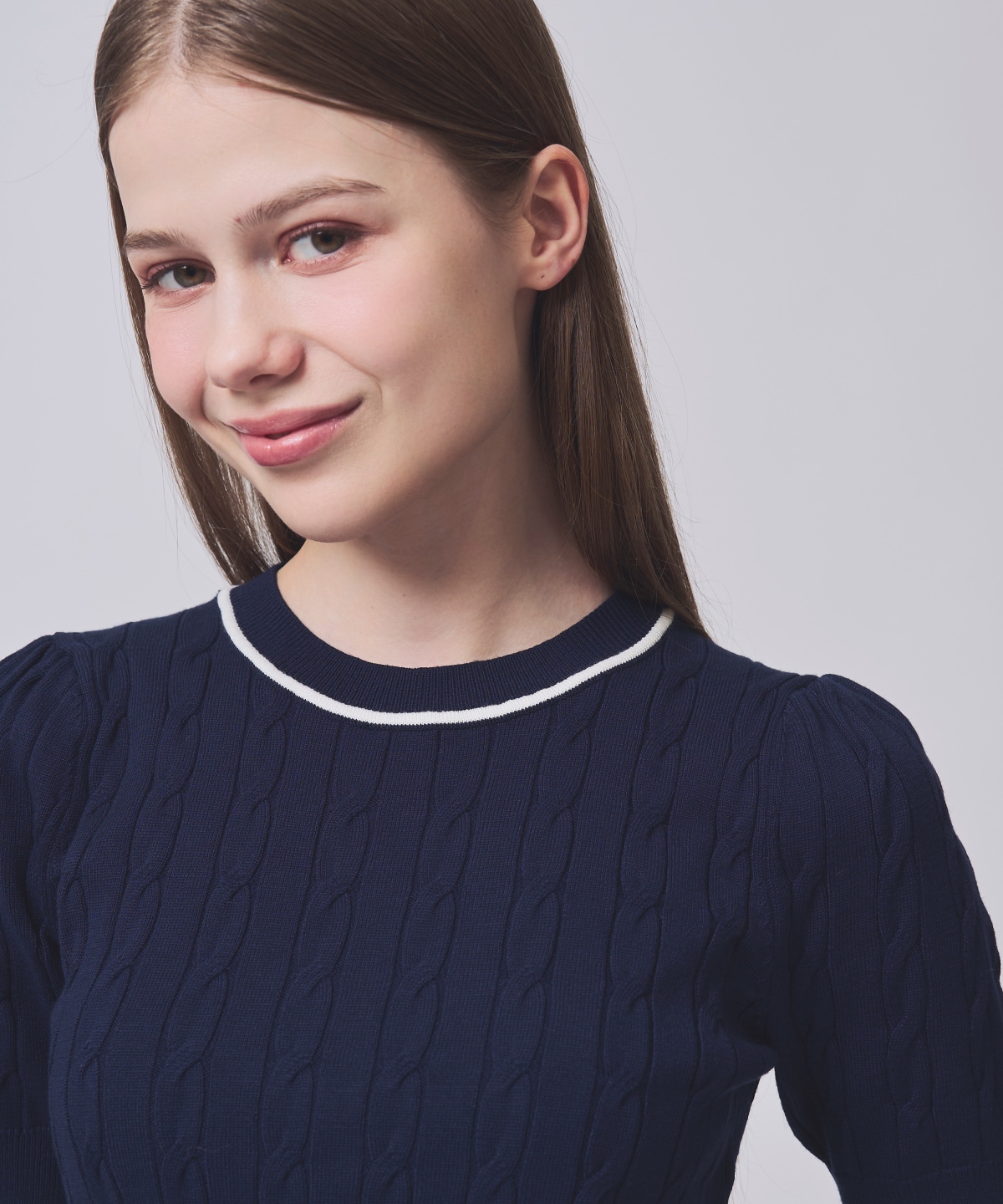 【2/6(Fri)発売】ケーブルニットアンサンブル