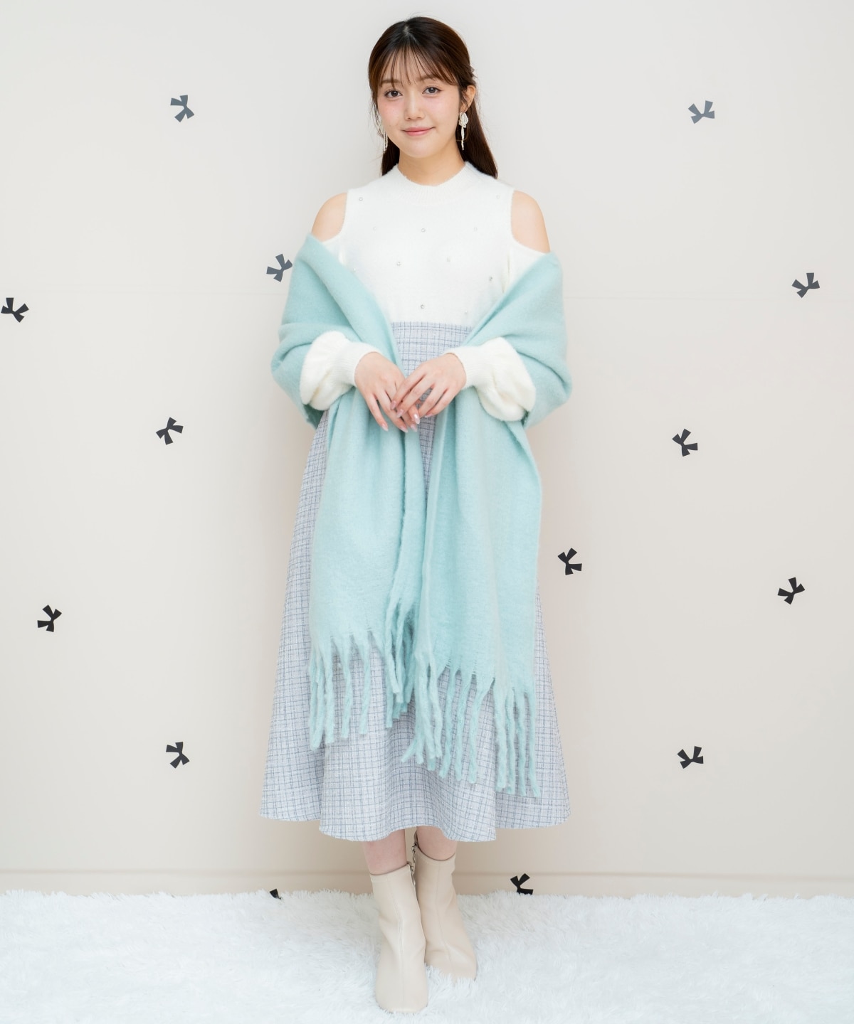 もこもこストール