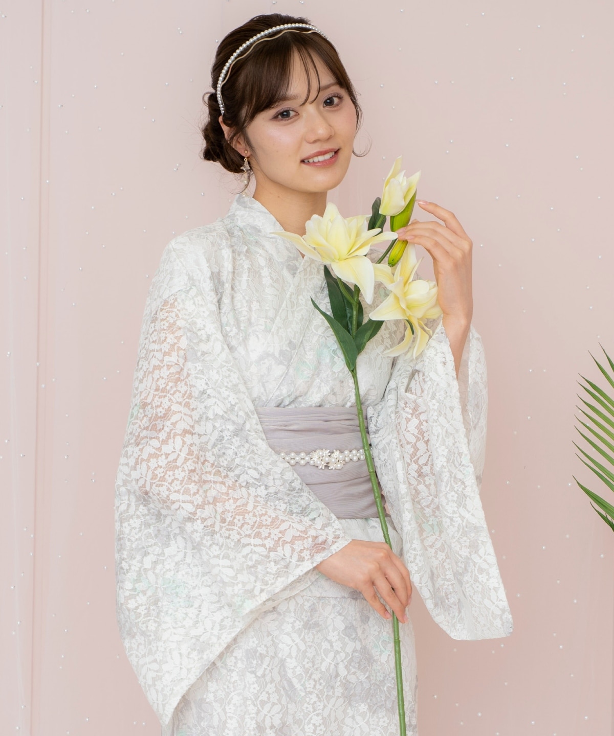 パール付きゴムベルト