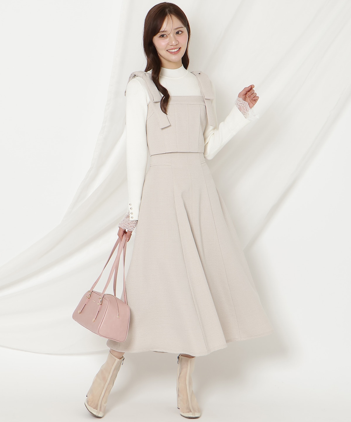 【2/11(wed)10時発売】リボンショルダービスチェ