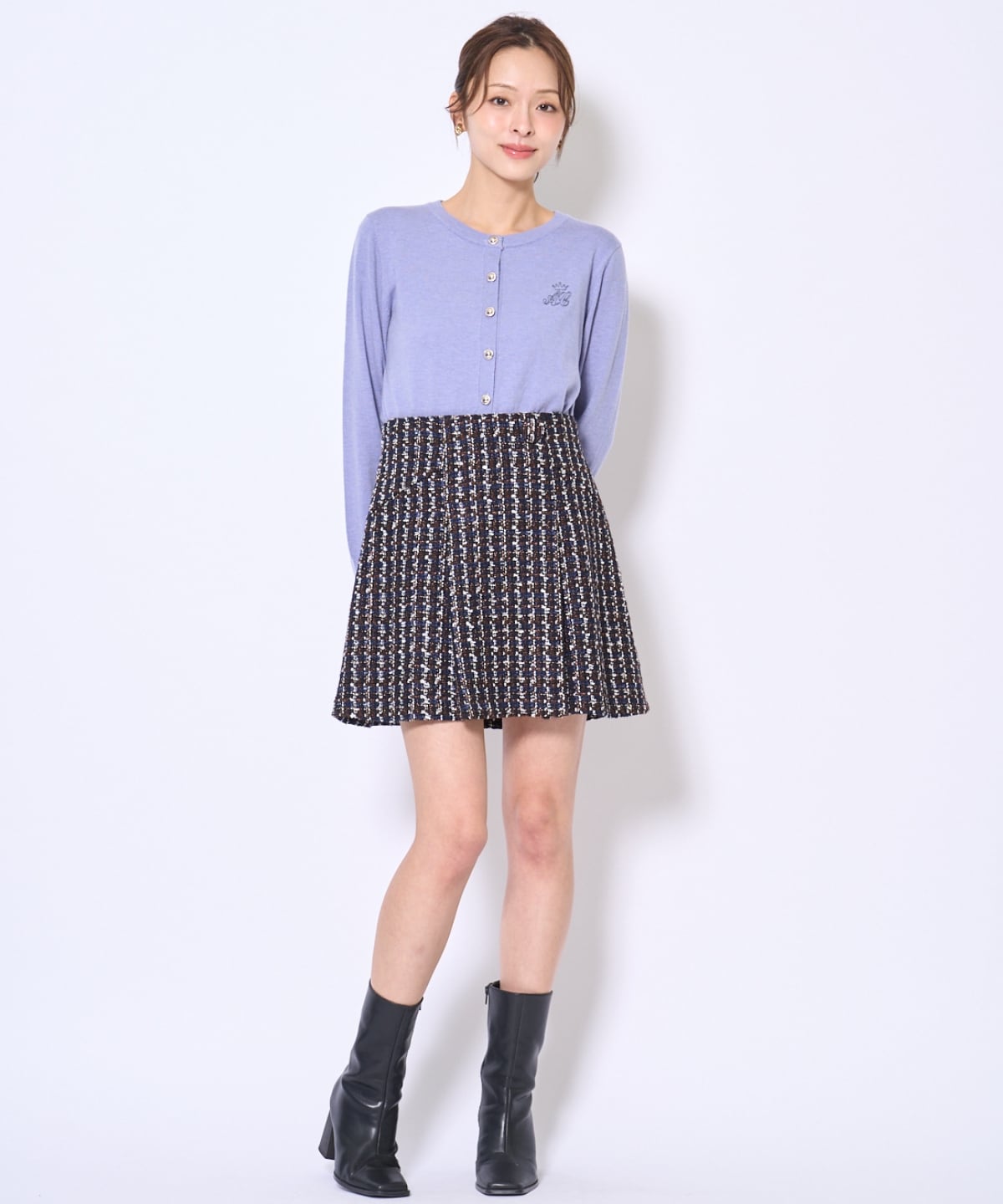 日本製ツイードミニスカート