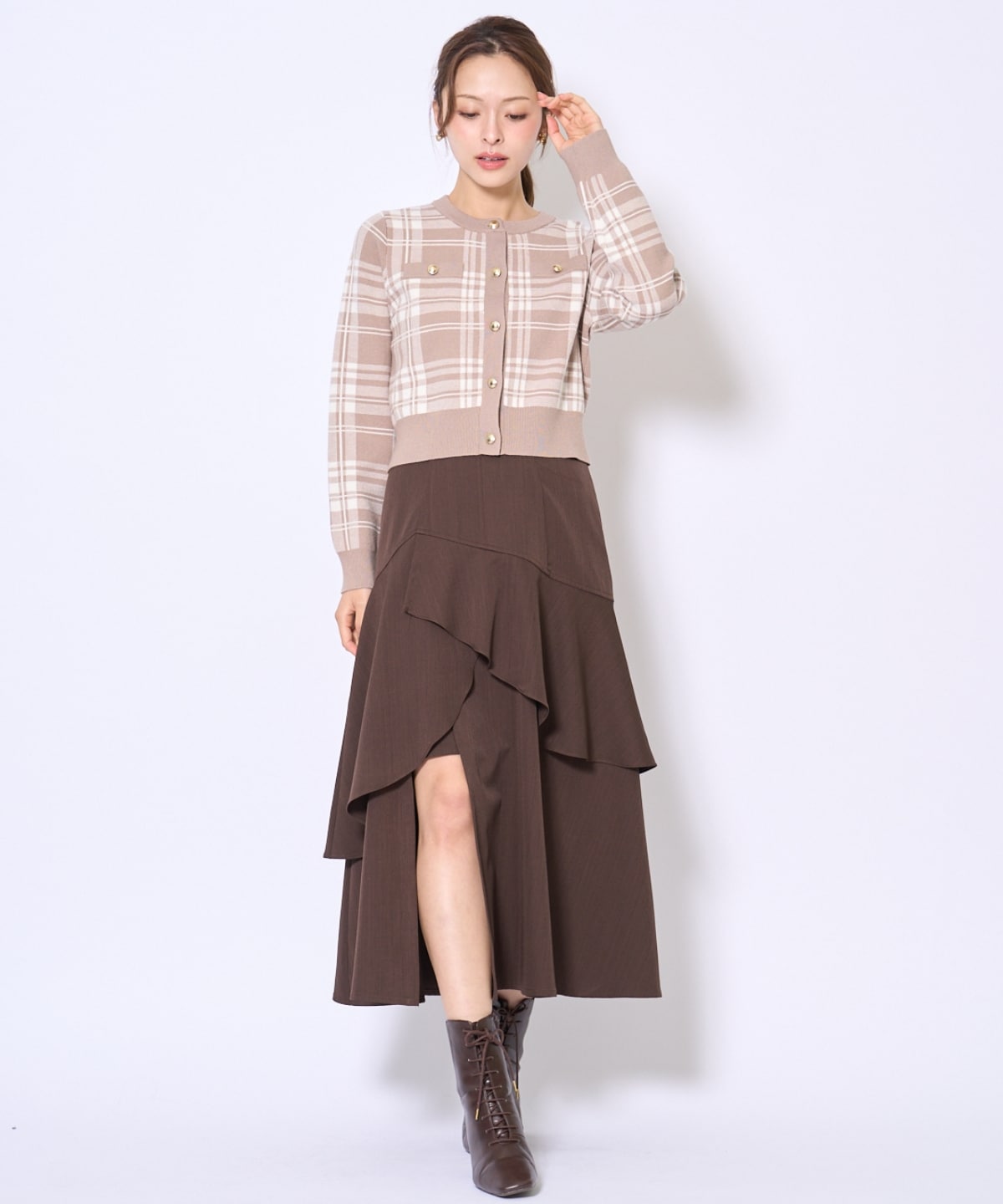 インナーミニティアードスカート