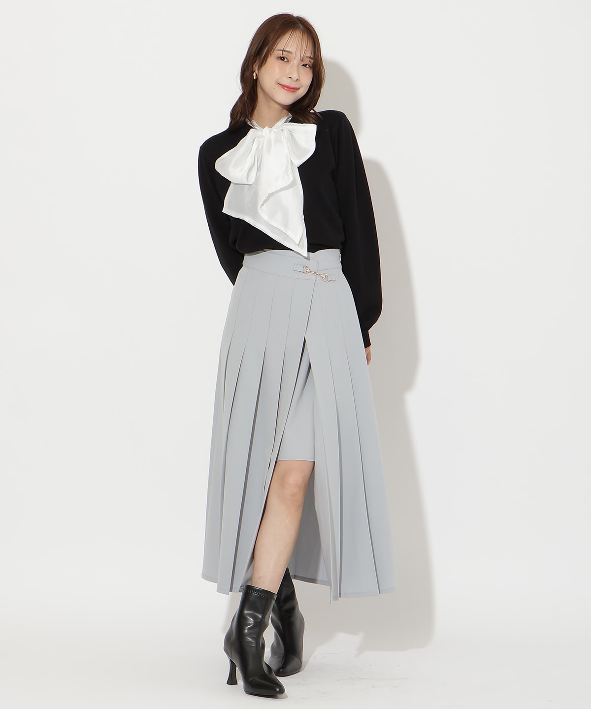 【先行予約受付中】アシメプリーツスカート