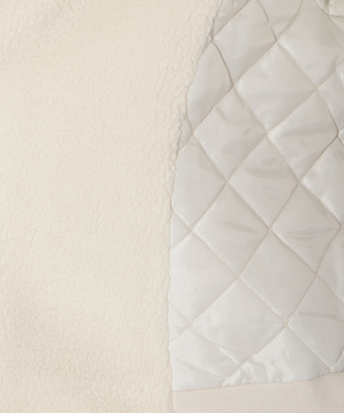 ムートンボアライダースブルゾン