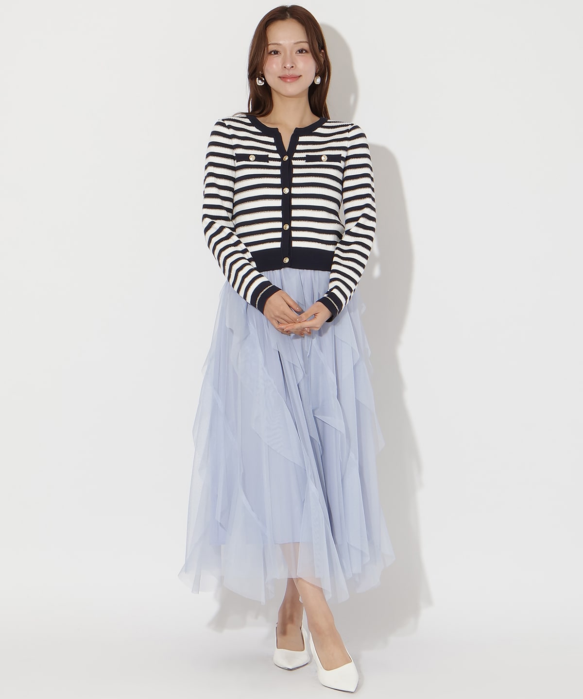 【先行予約受付中】ラッフルフリルチュールスカート