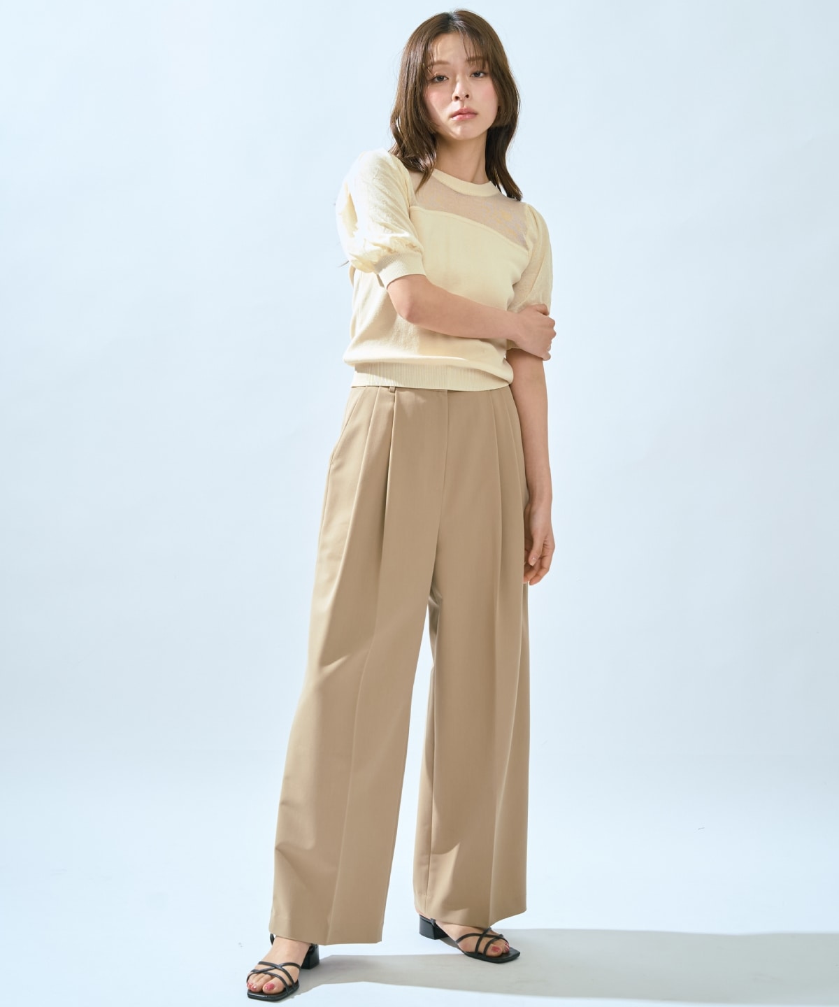 【先行予約受付中】2タックワイドパンツ