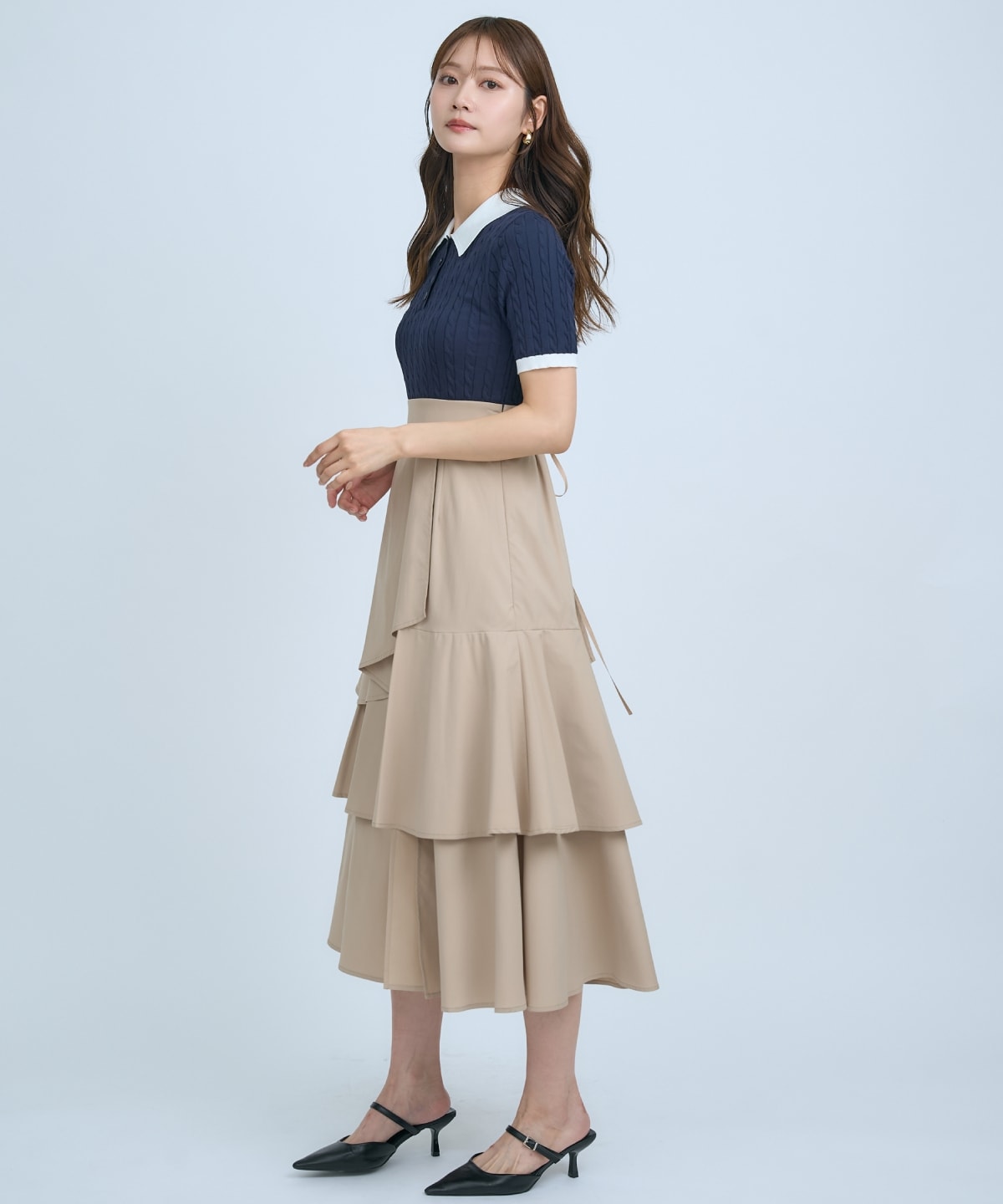 【先行予約受付中】イレギュラーヘムドッキングワンピース