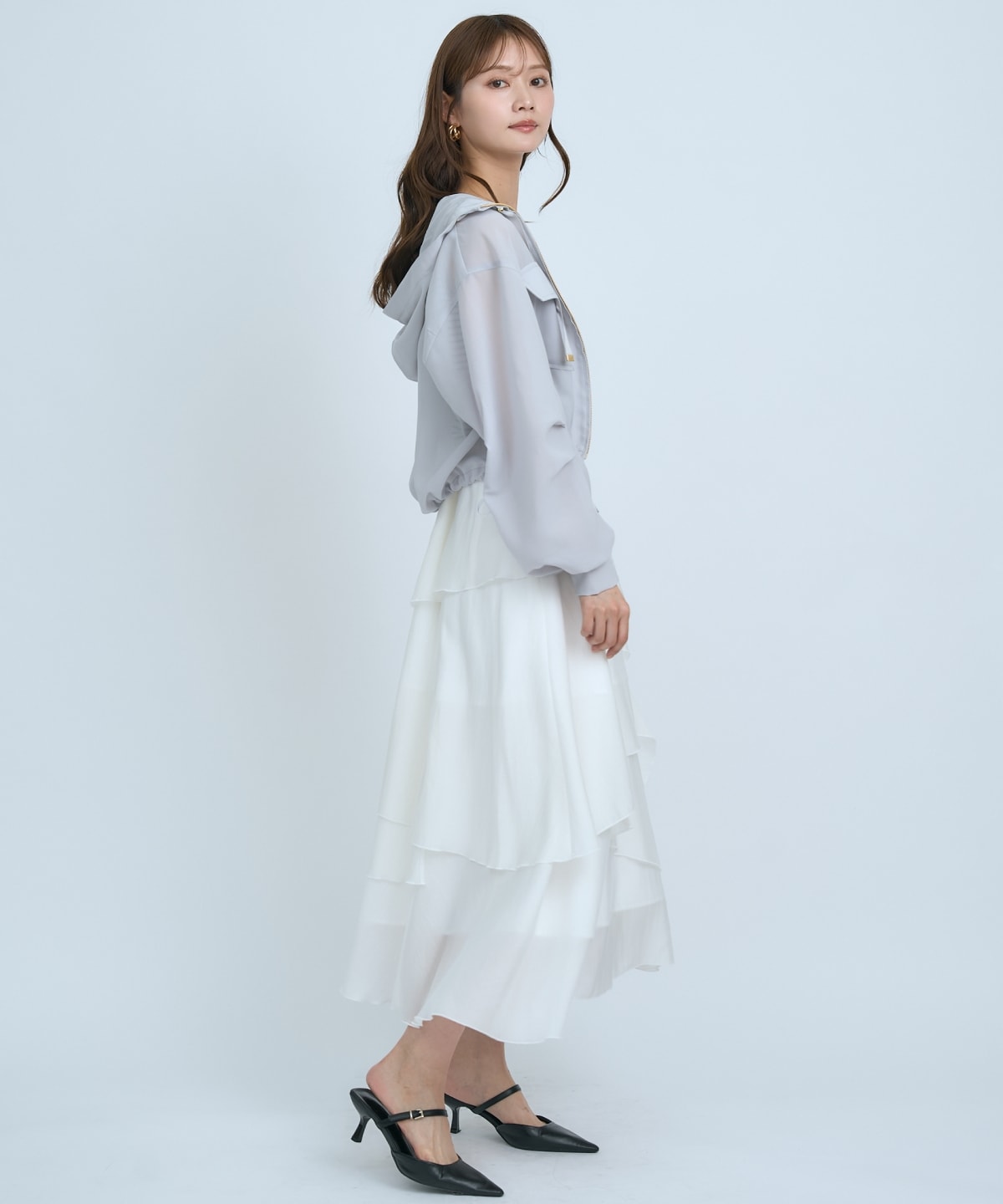 【先行予約受付中】シアーフーディーブルゾン