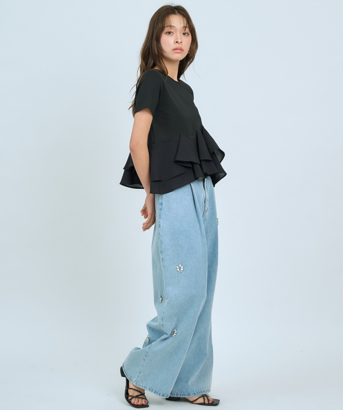 【先行予約受付中】ペプラムカットトップス