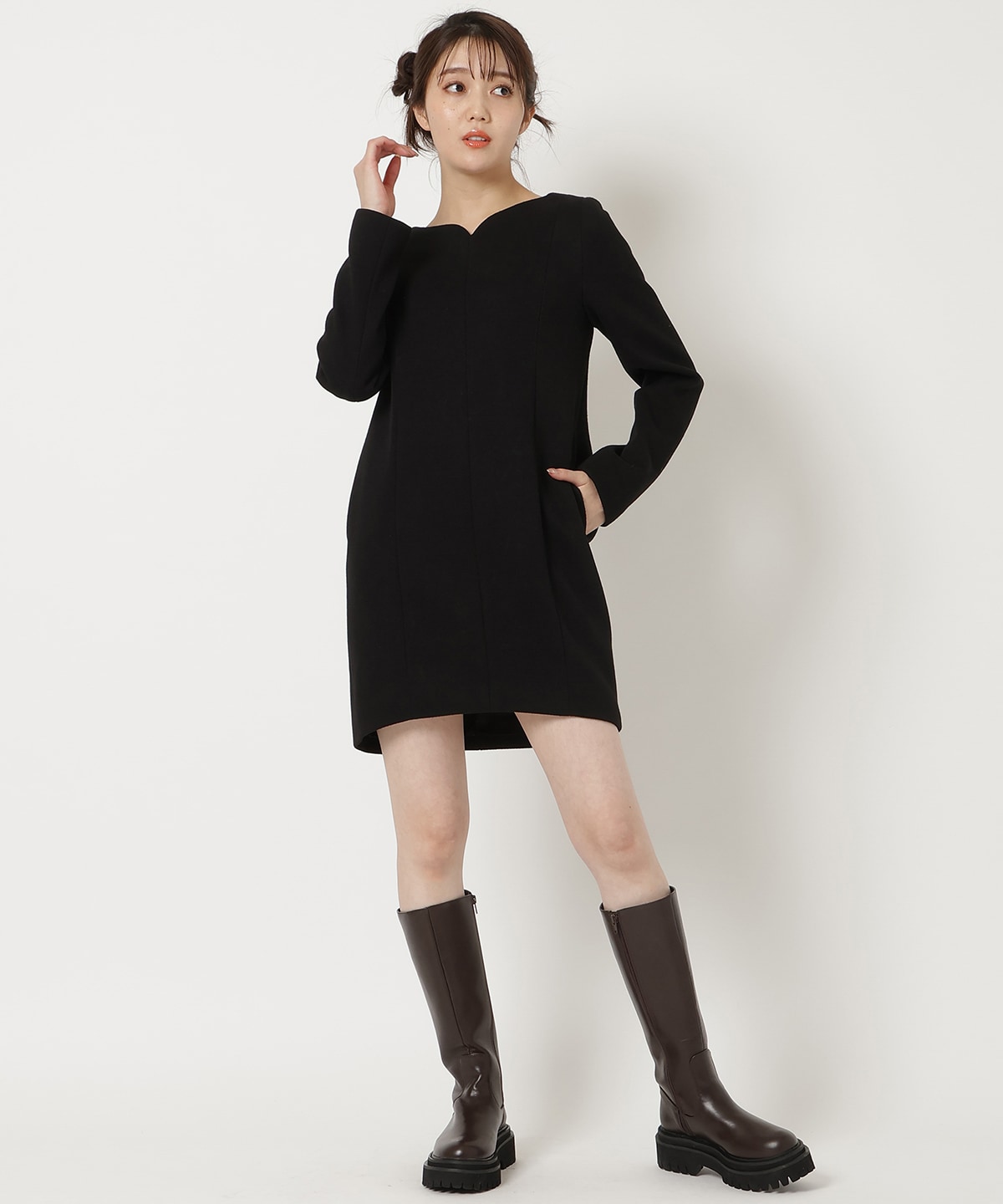 ミニコクーンワンピース