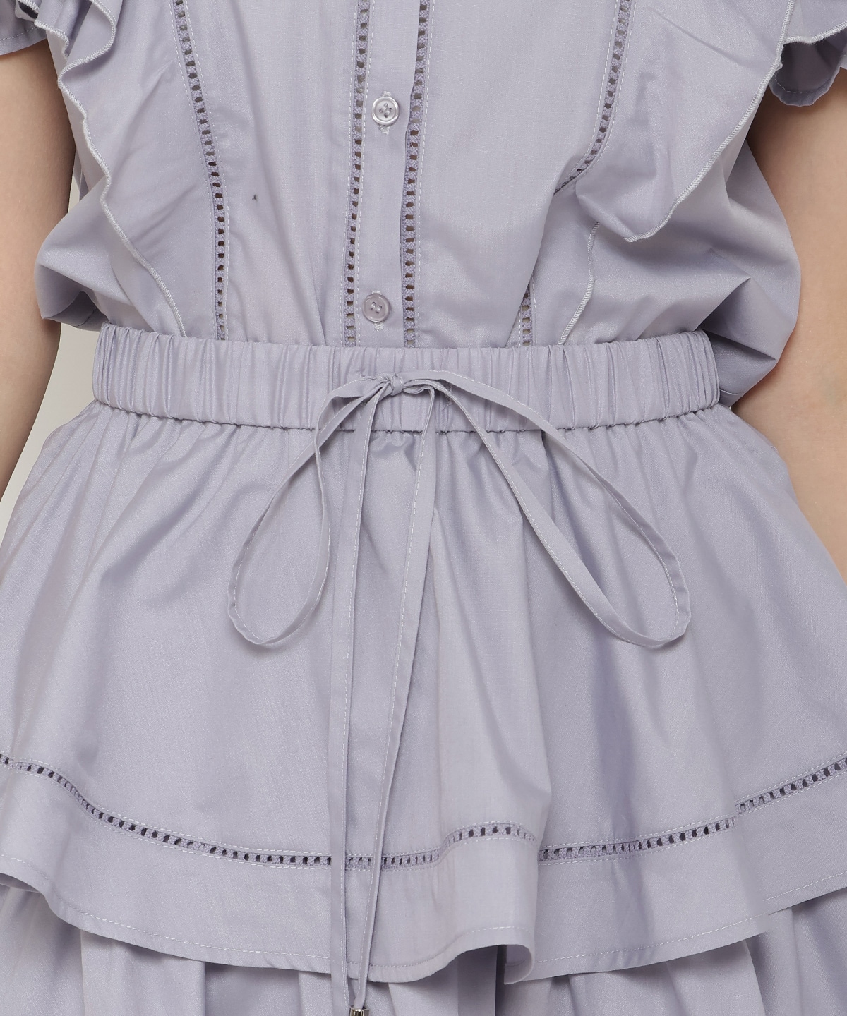 コットンフリルミニスカート