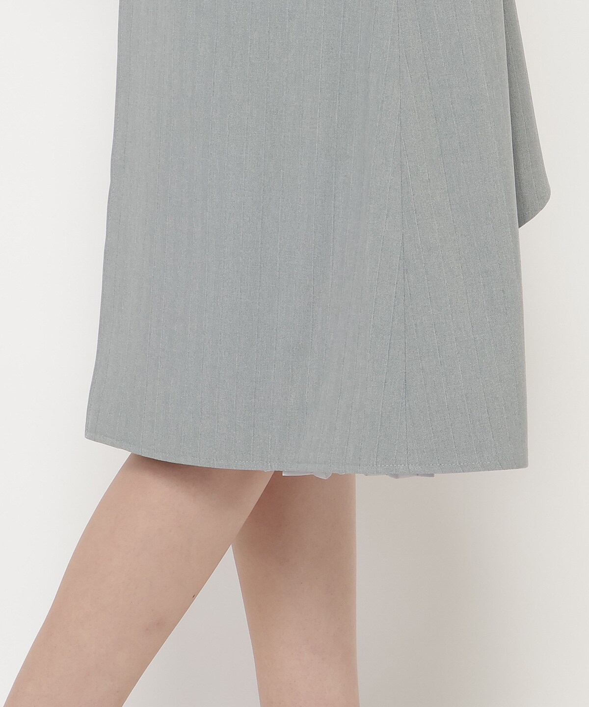 ノースリーブサイドプリーツワンピース