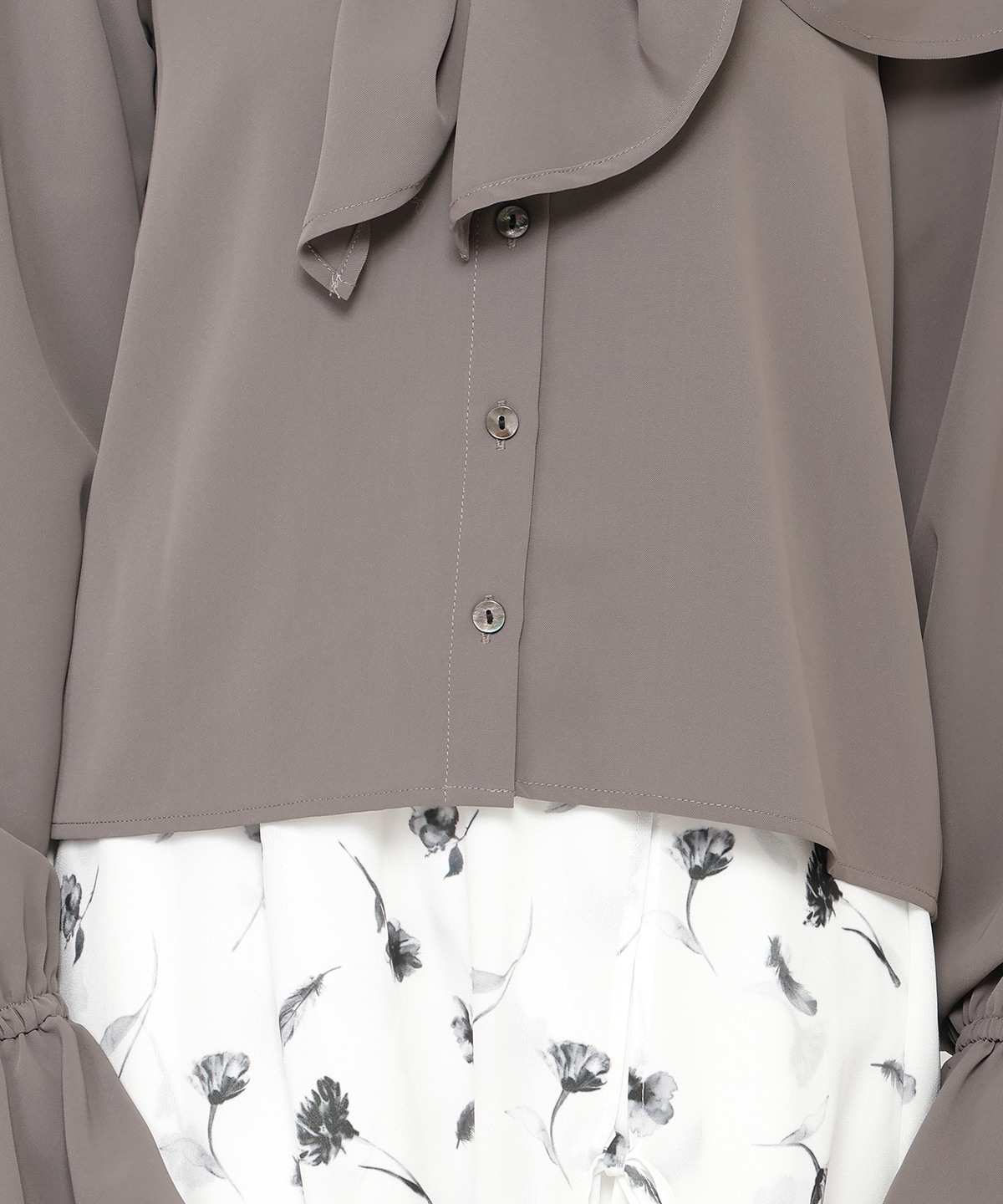 ２wayビッグカラーブラウス