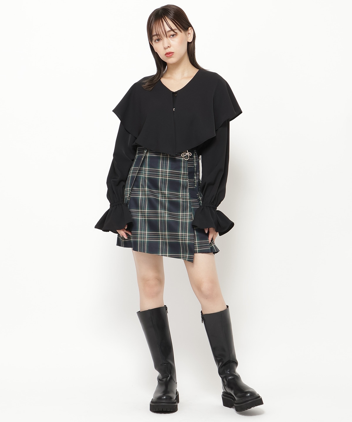 ２wayビッグカラーブラウス