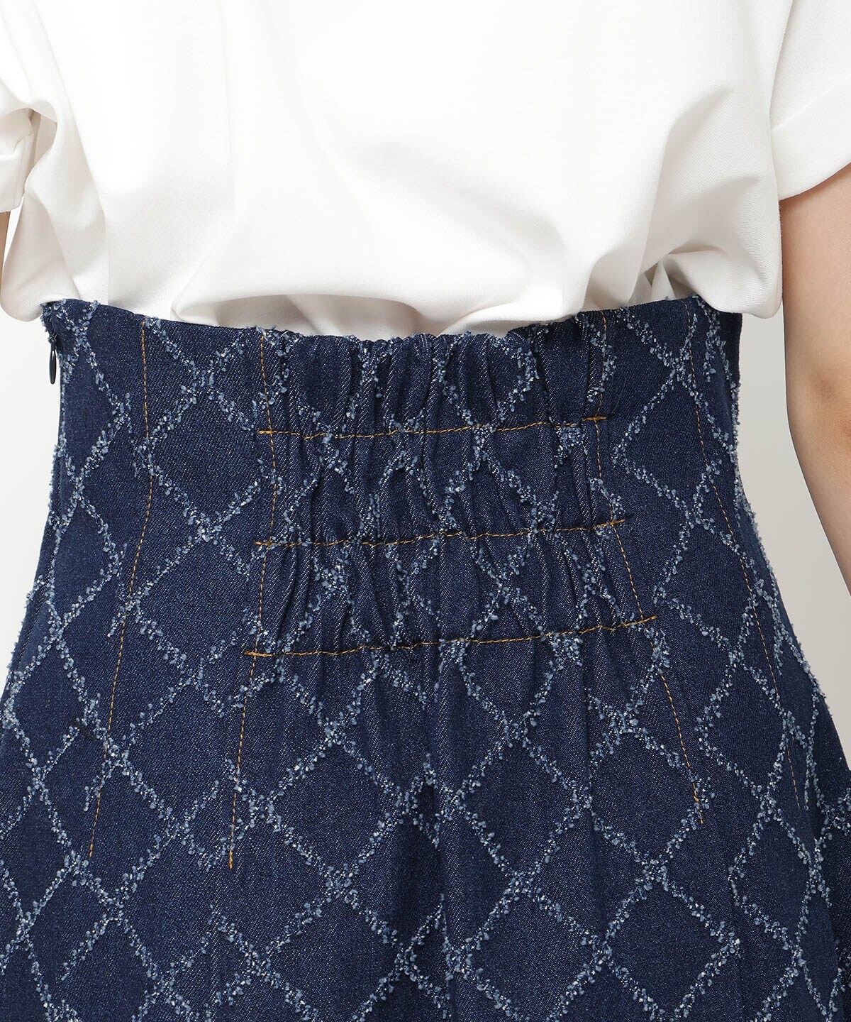 ダイヤデニムミニスカート