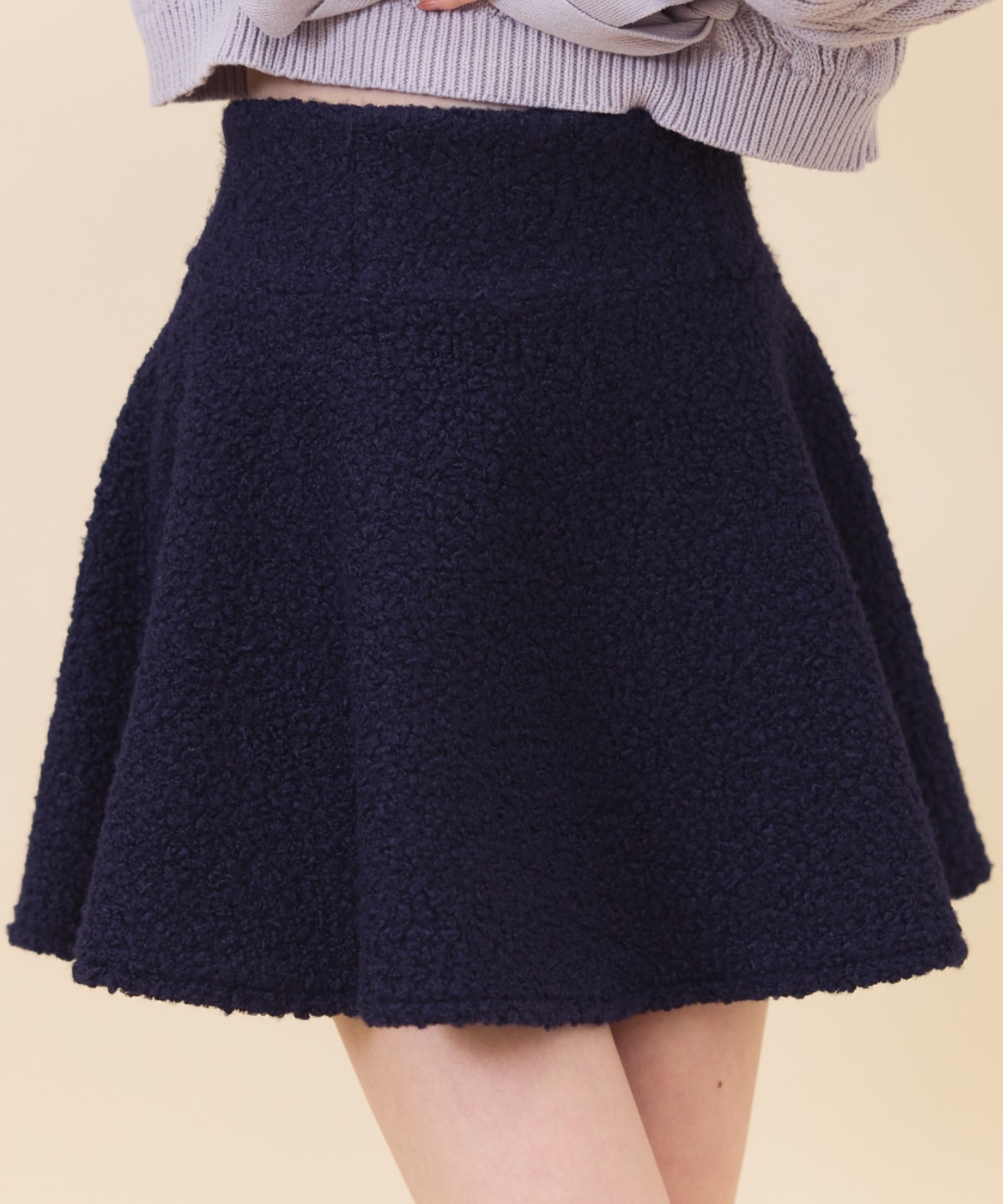 【セットアップ可能】ブークレフレアミニスカート