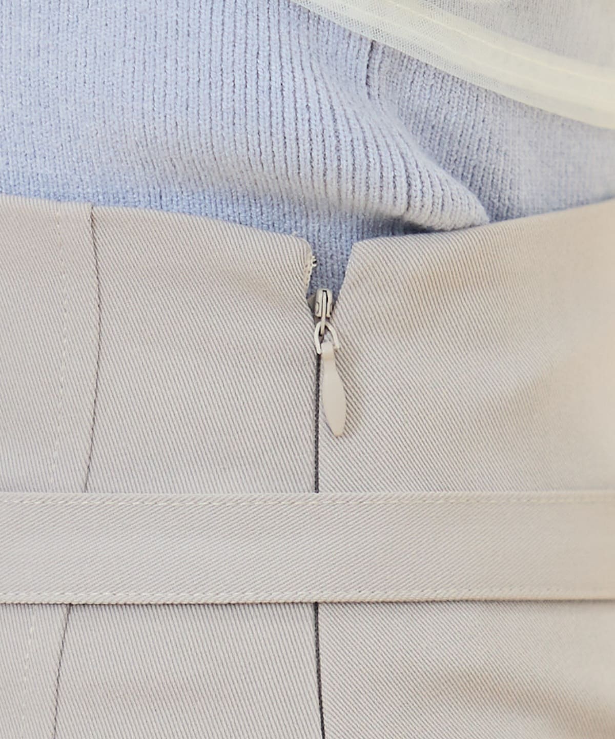 ハイウエストアシメプリーツミニスカート