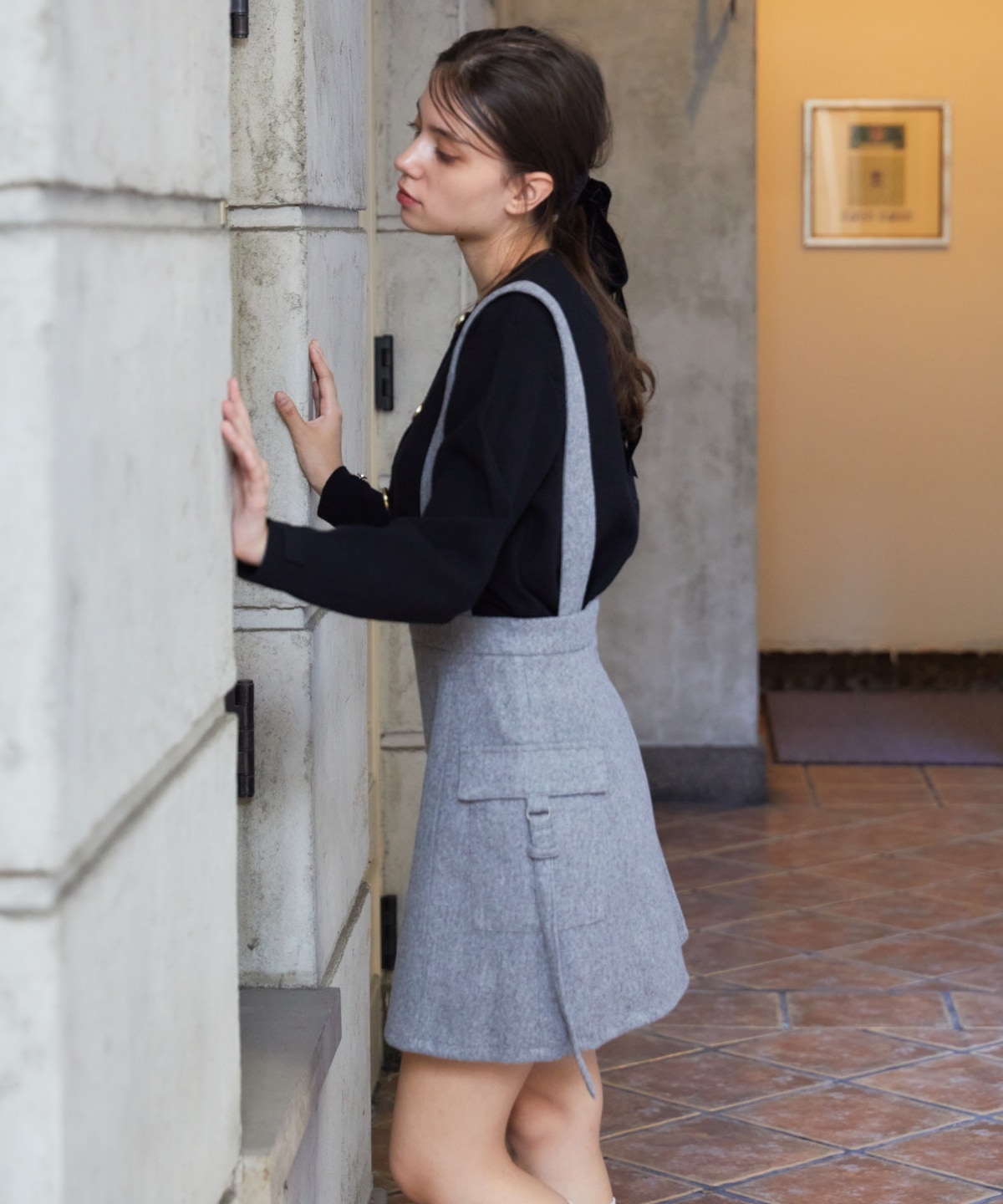 サスペンダースカート