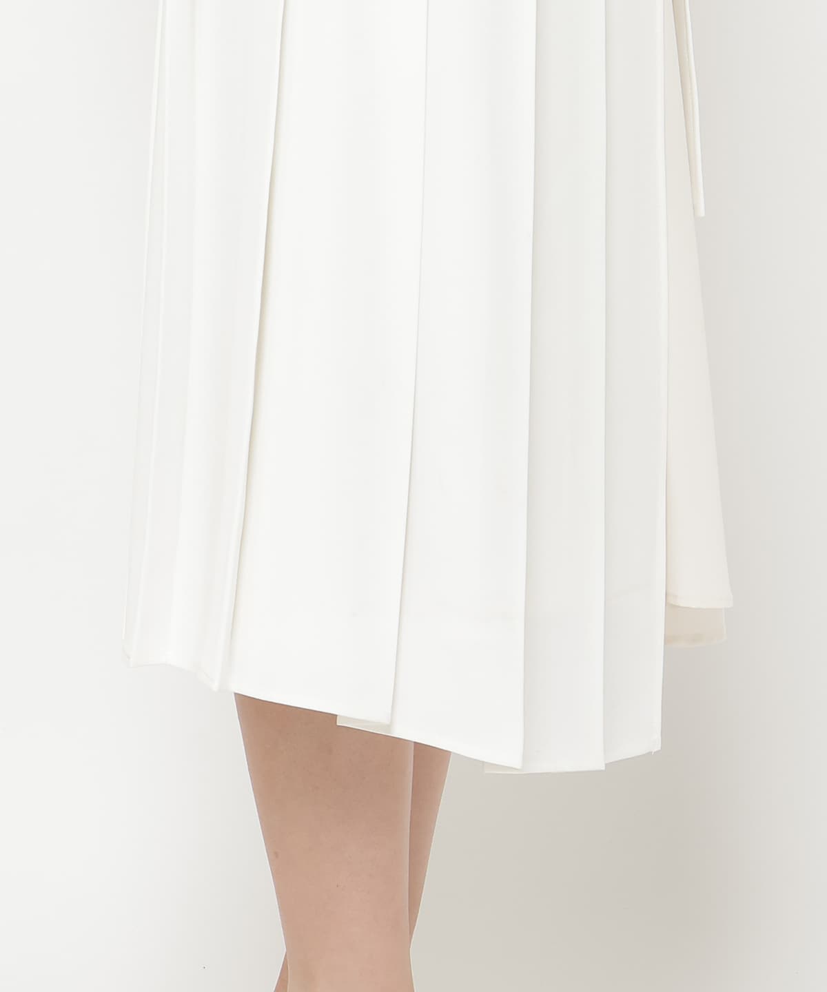 コンビネーションアシメプリーツスカート