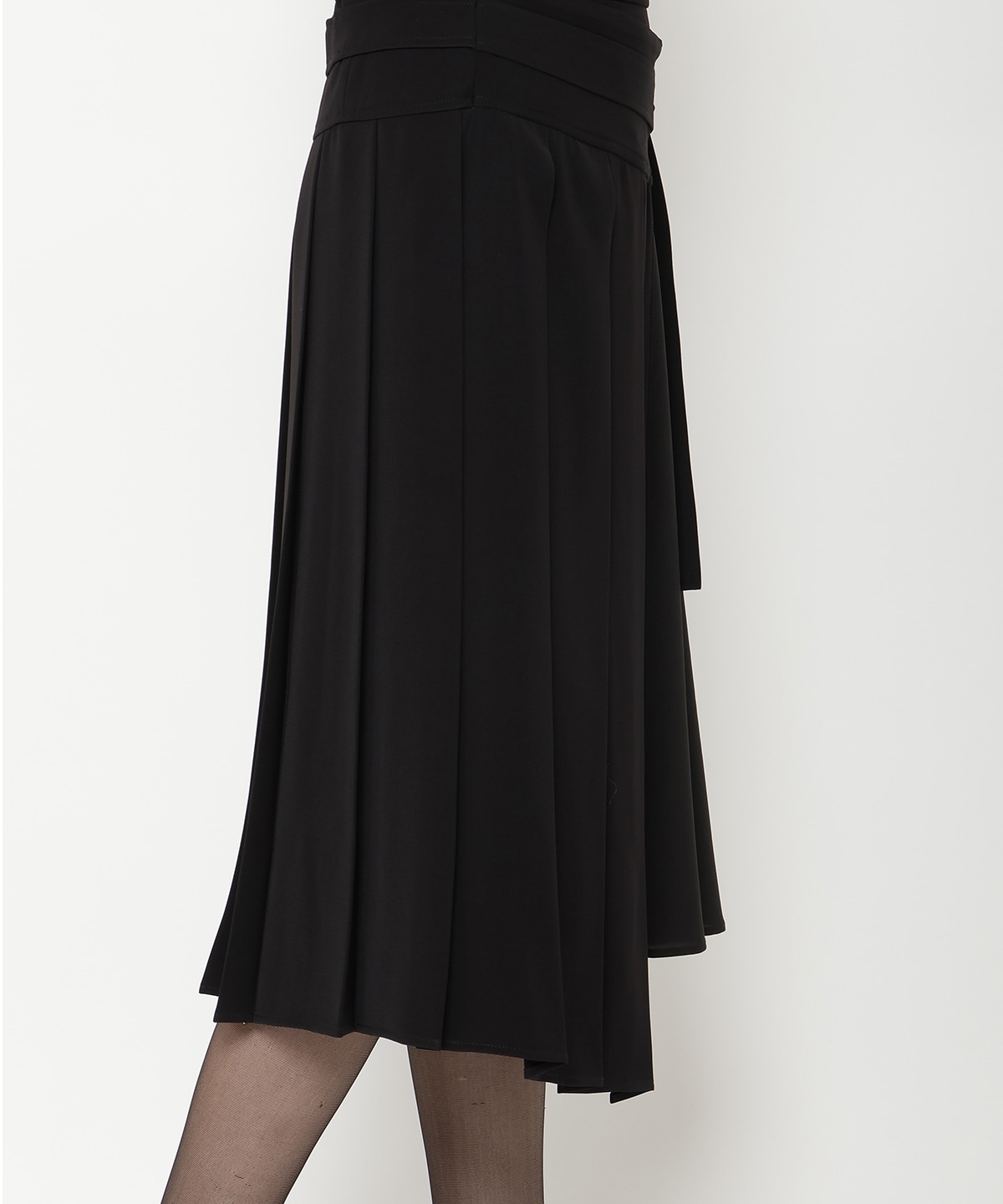 コンビネーションアシメプリーツスカート