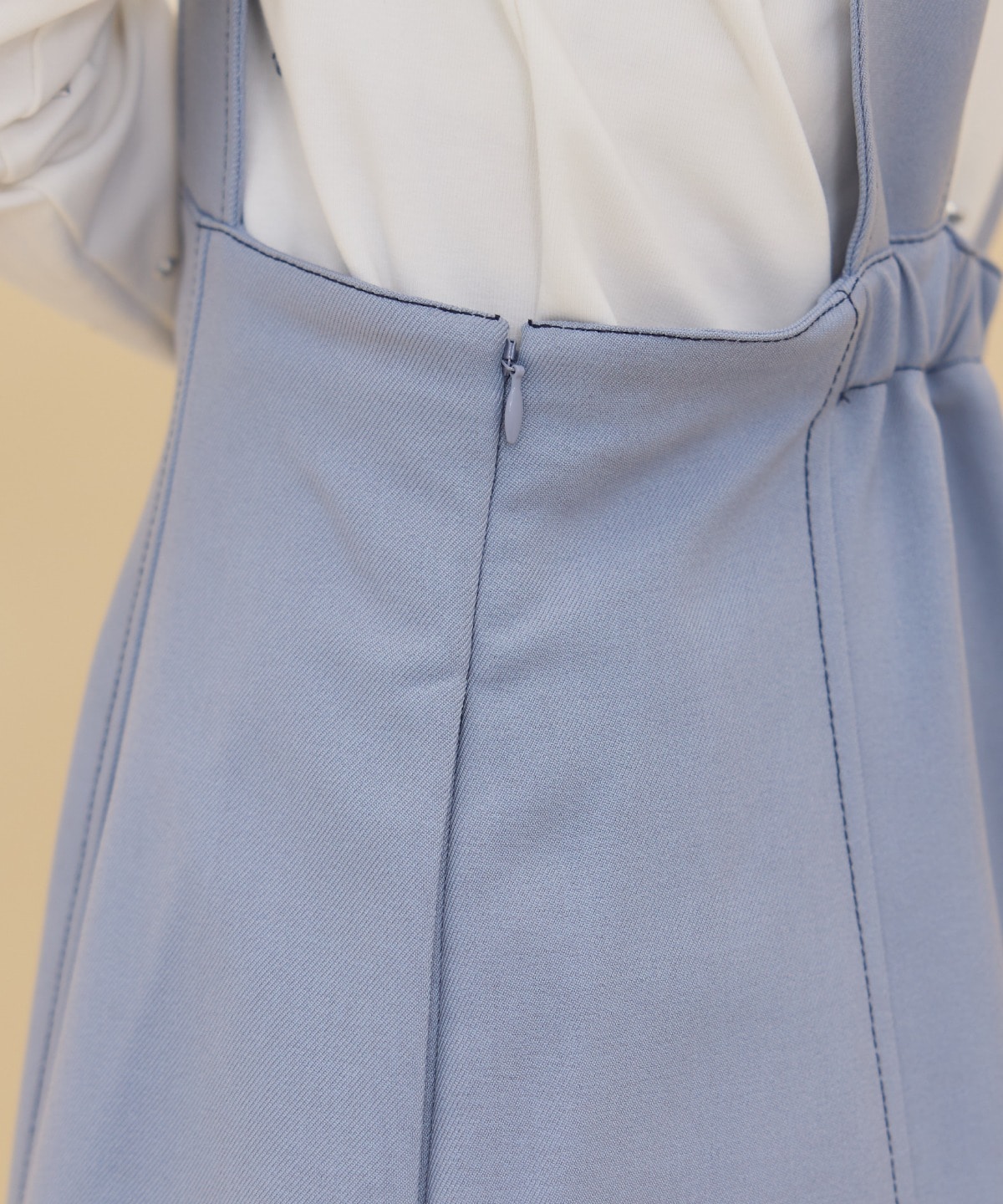 【セットアップ可能】2wayレングスウーリッシュジャンパースカート