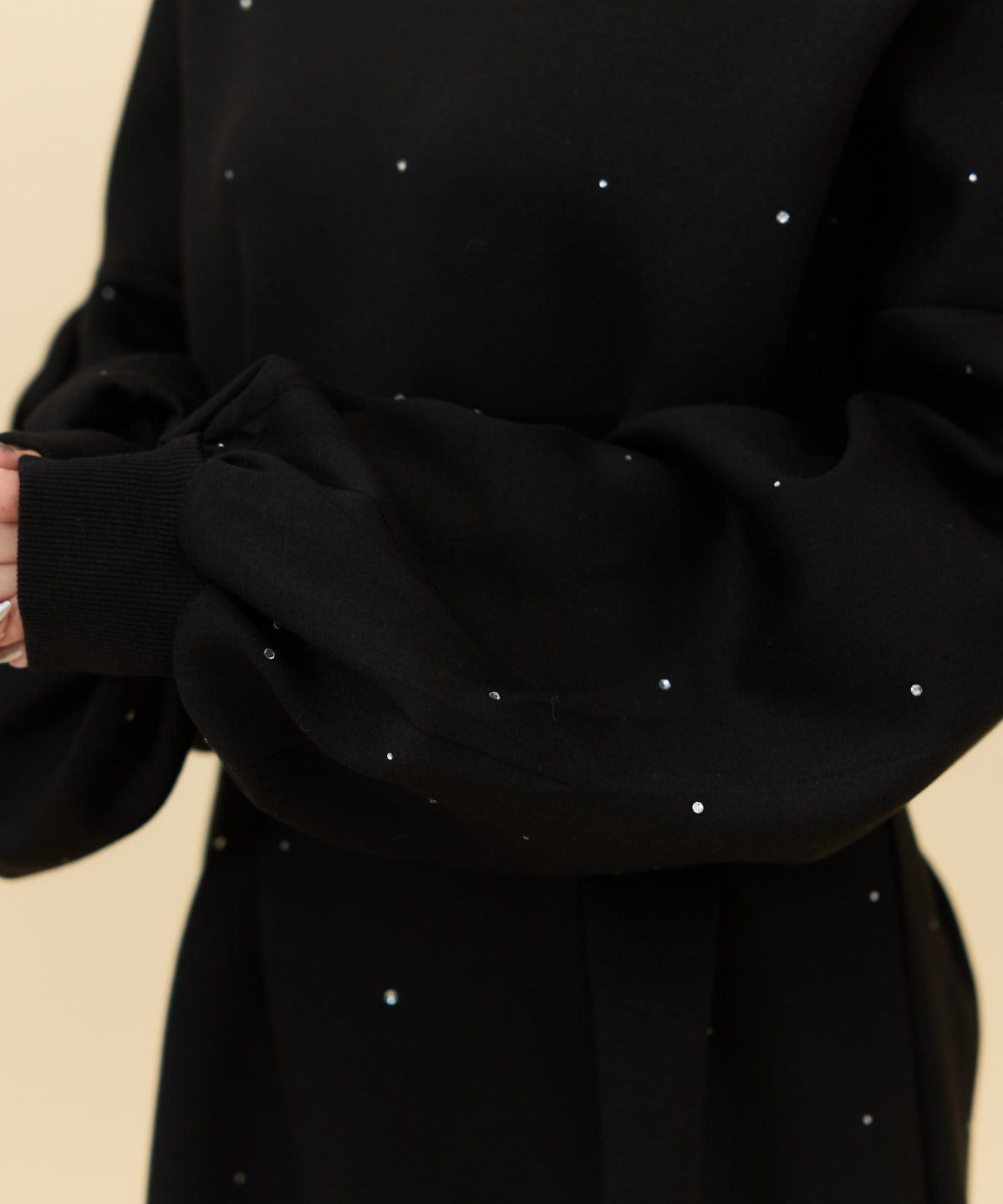 ラインストーンミニワンピース