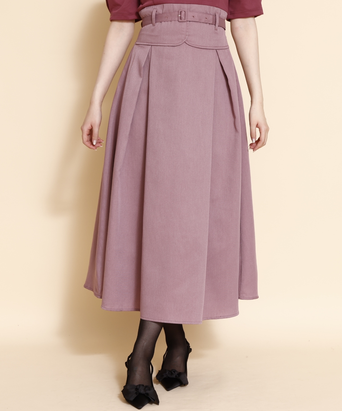 コルセットデザインドッキングワンピース