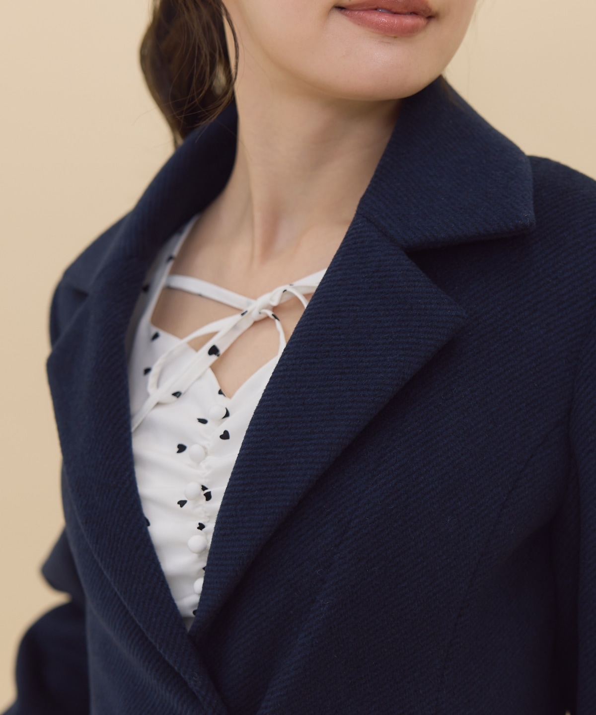 ジップチェスターコート