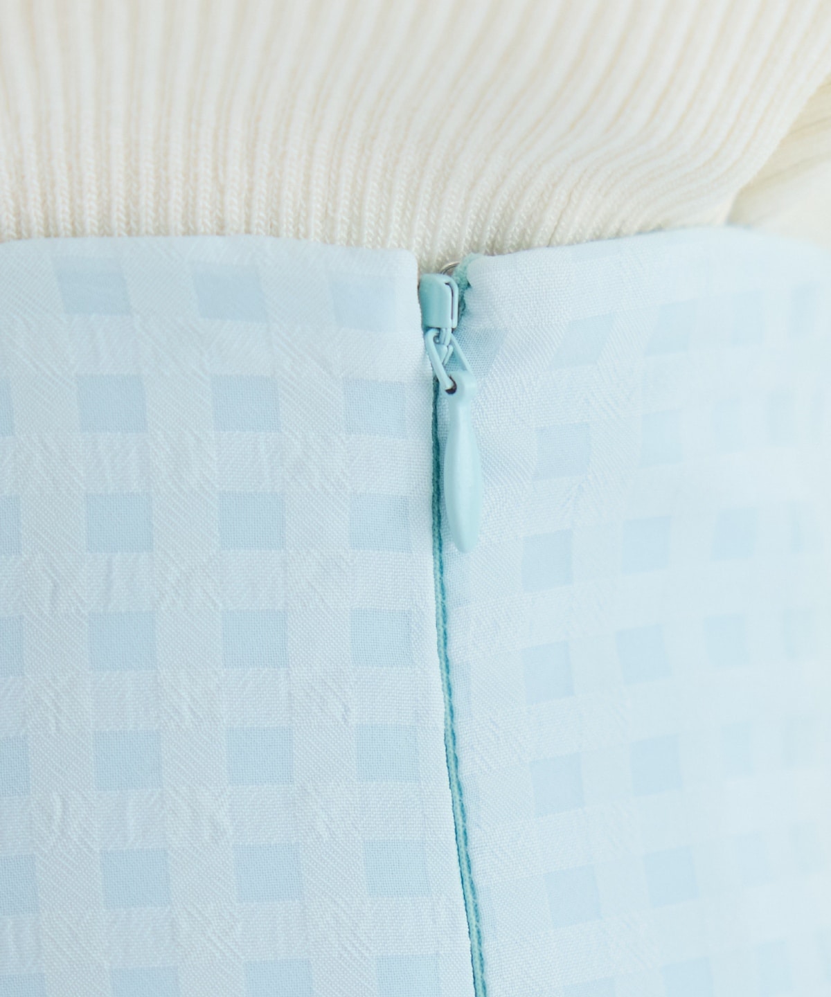 シアーチェックフレアミニスカート