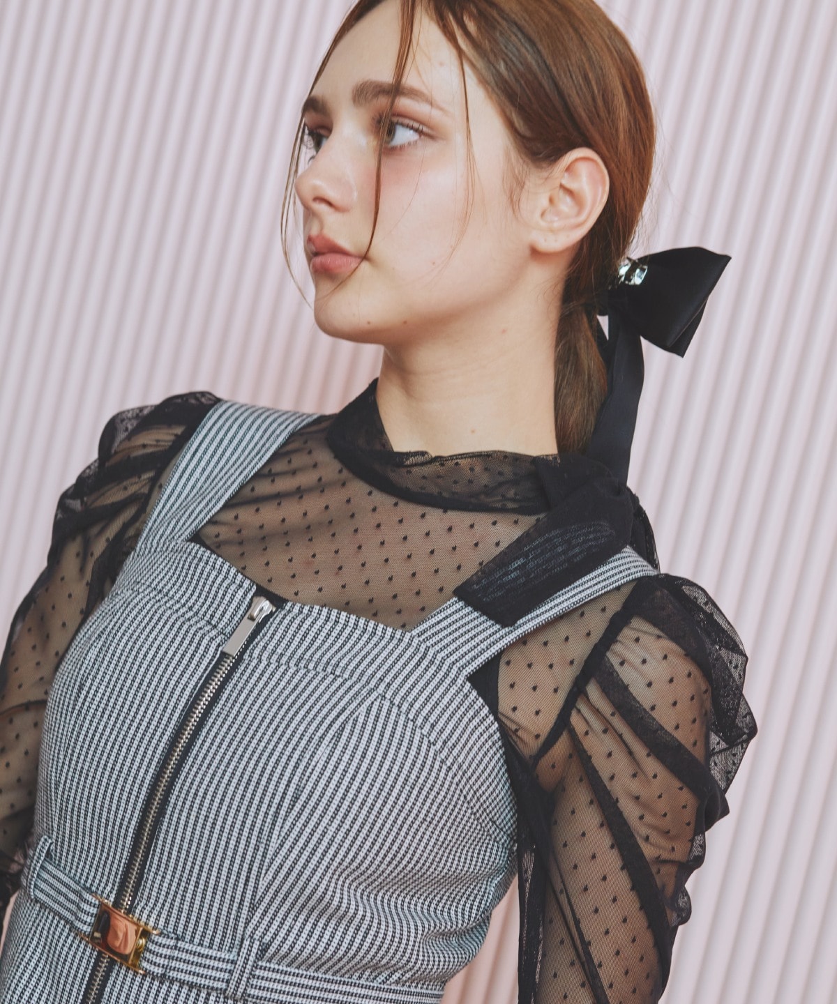 サイドプリーツジャンパースカート